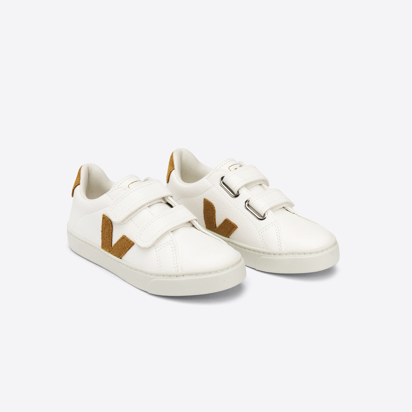 Boys & Girls White "ESPLAR CHROMEFREE" Shoes