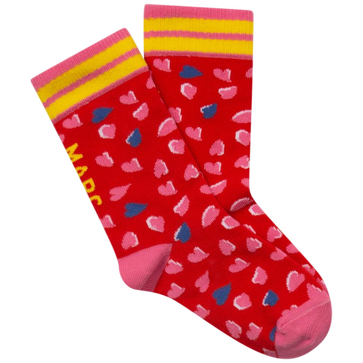 Boys & Girls Red Logo Sock