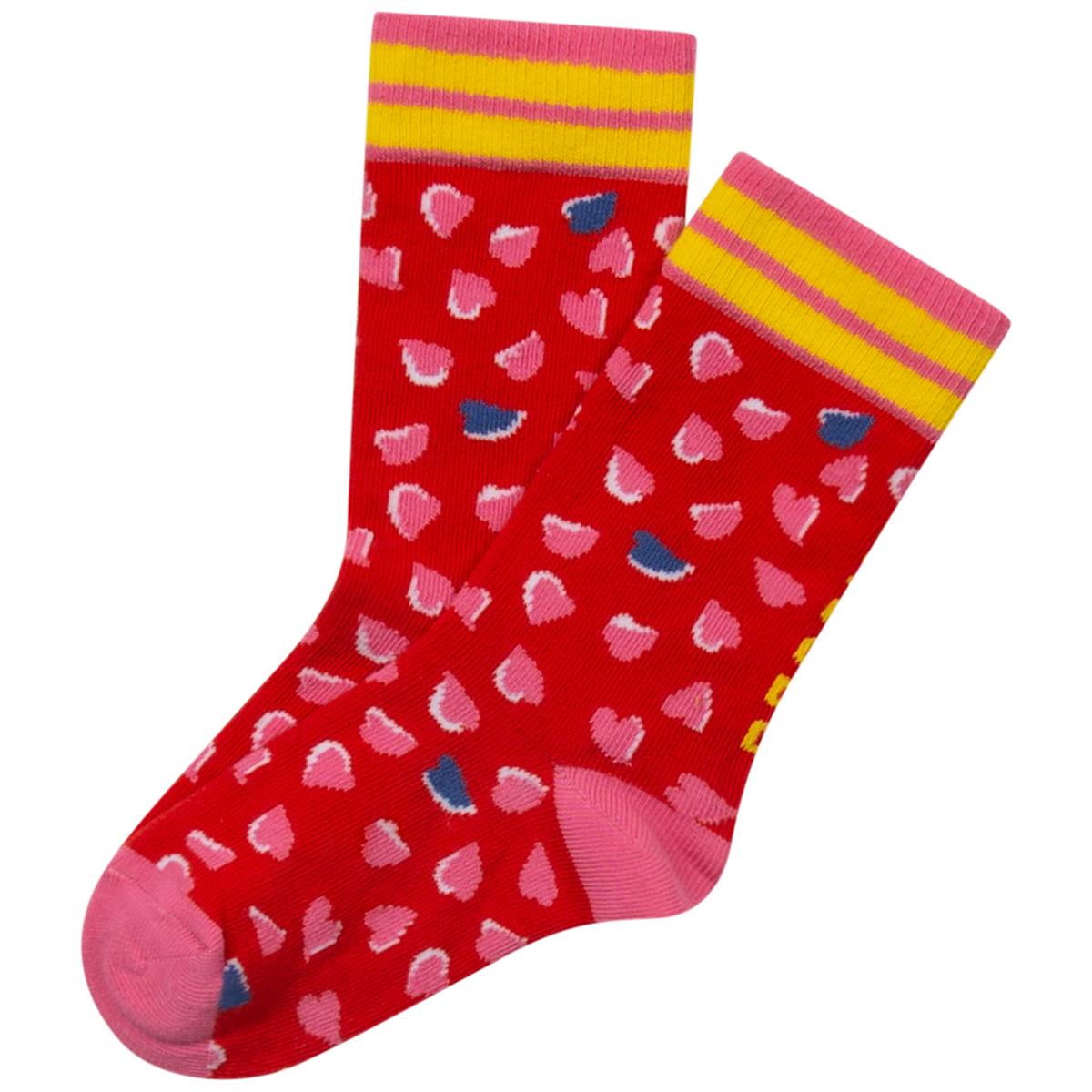 Boys & Girls Red Logo Sock