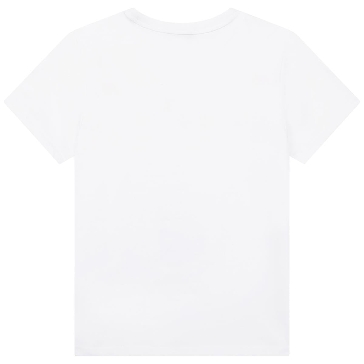 Boys & Girls White Logo T-Shirt