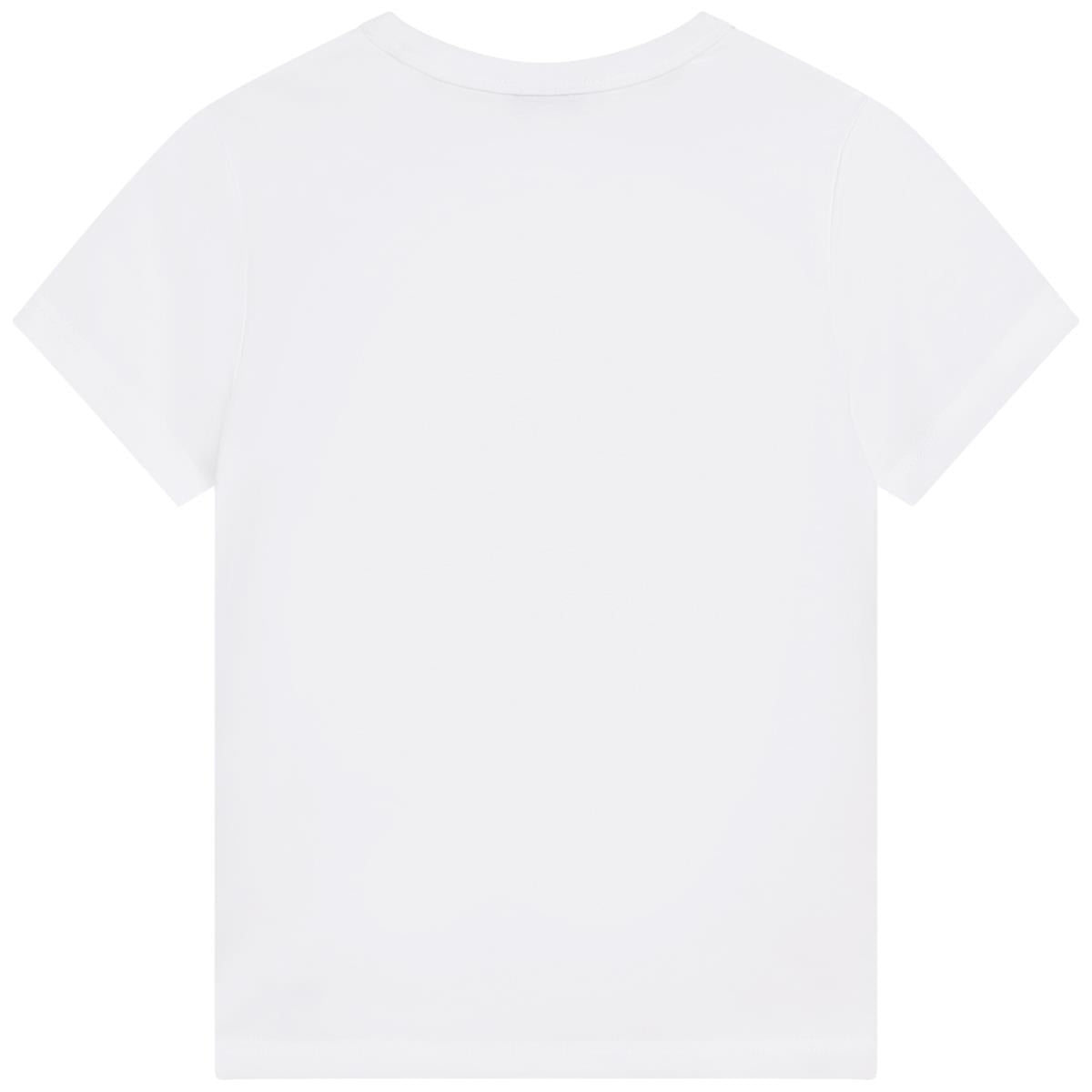 Boys & Girls White Logo T-Shirt