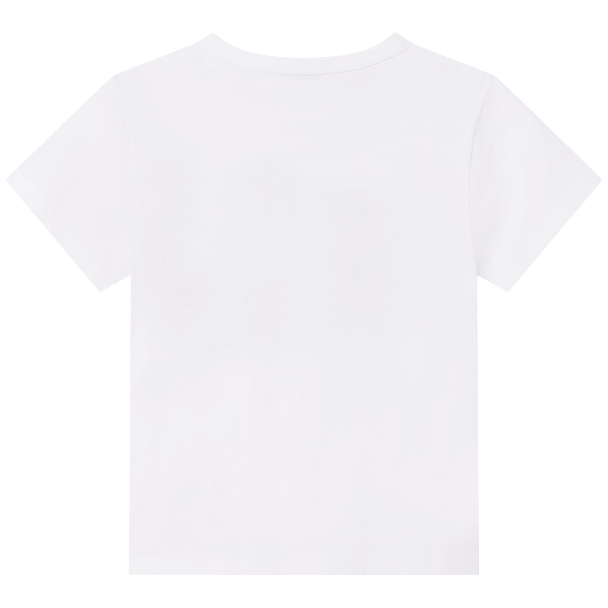 Boys & Girls White Logo T-Shirt