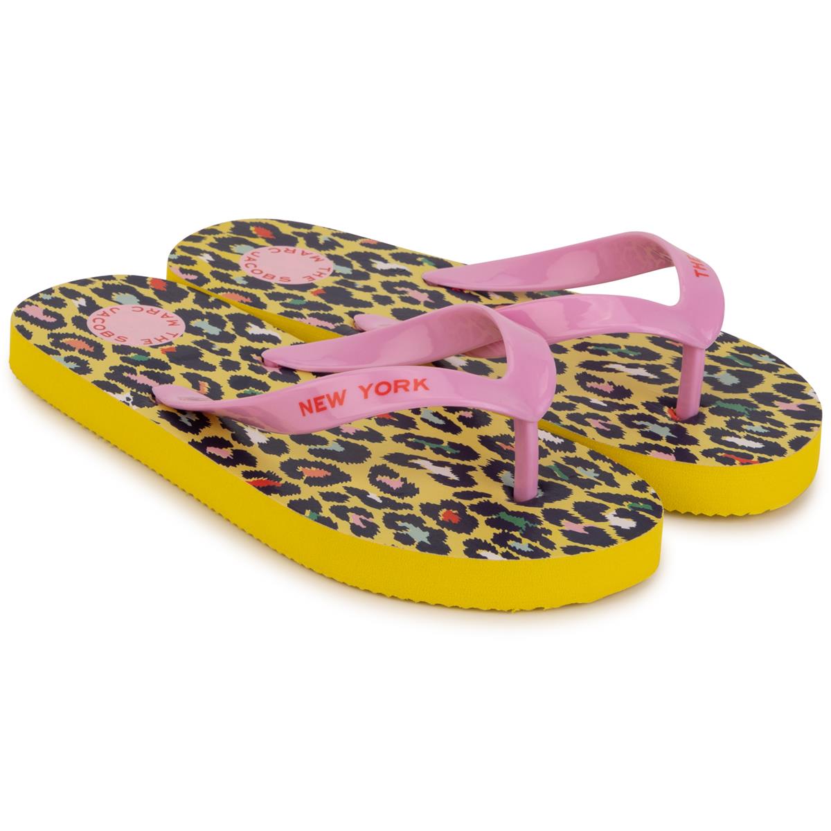 Boys & Girls Pink Logo Slippers