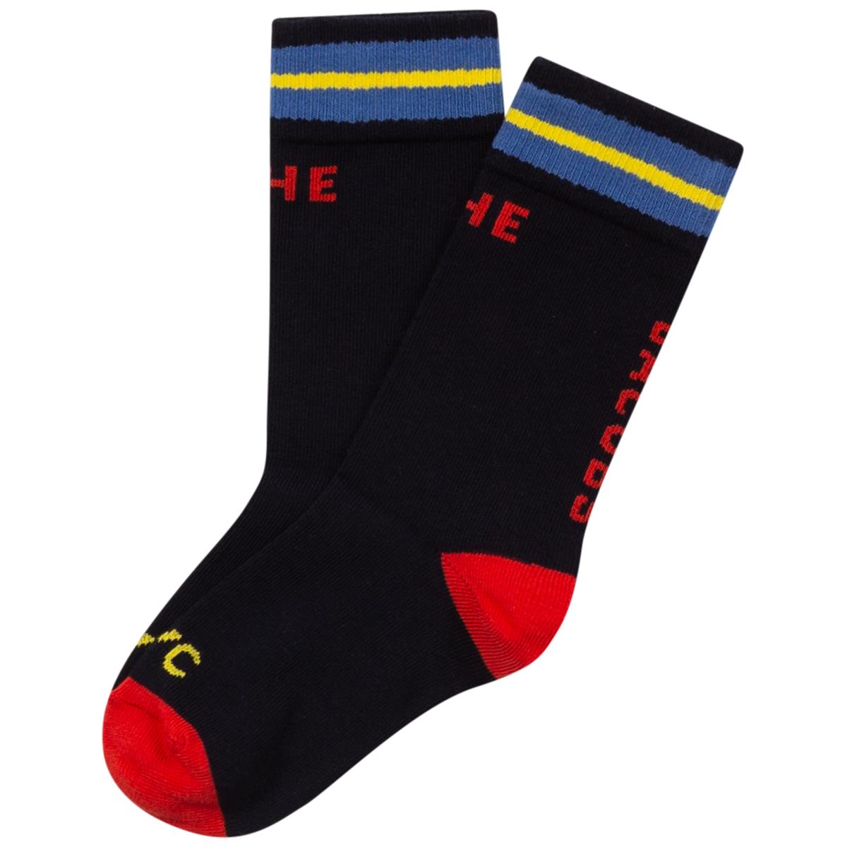 Boys & Girls Navy Logo Sock