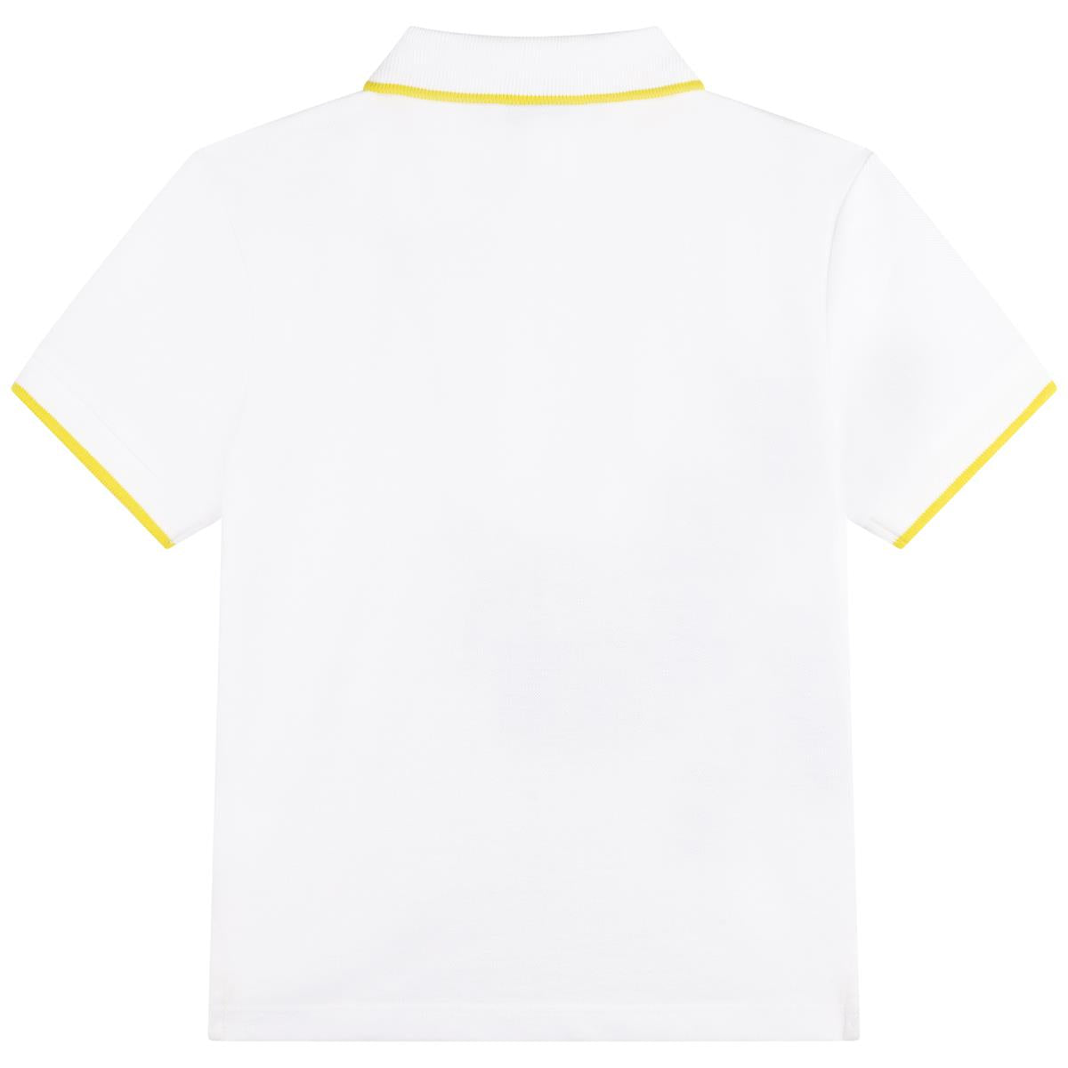 Boys White Polo Shirt