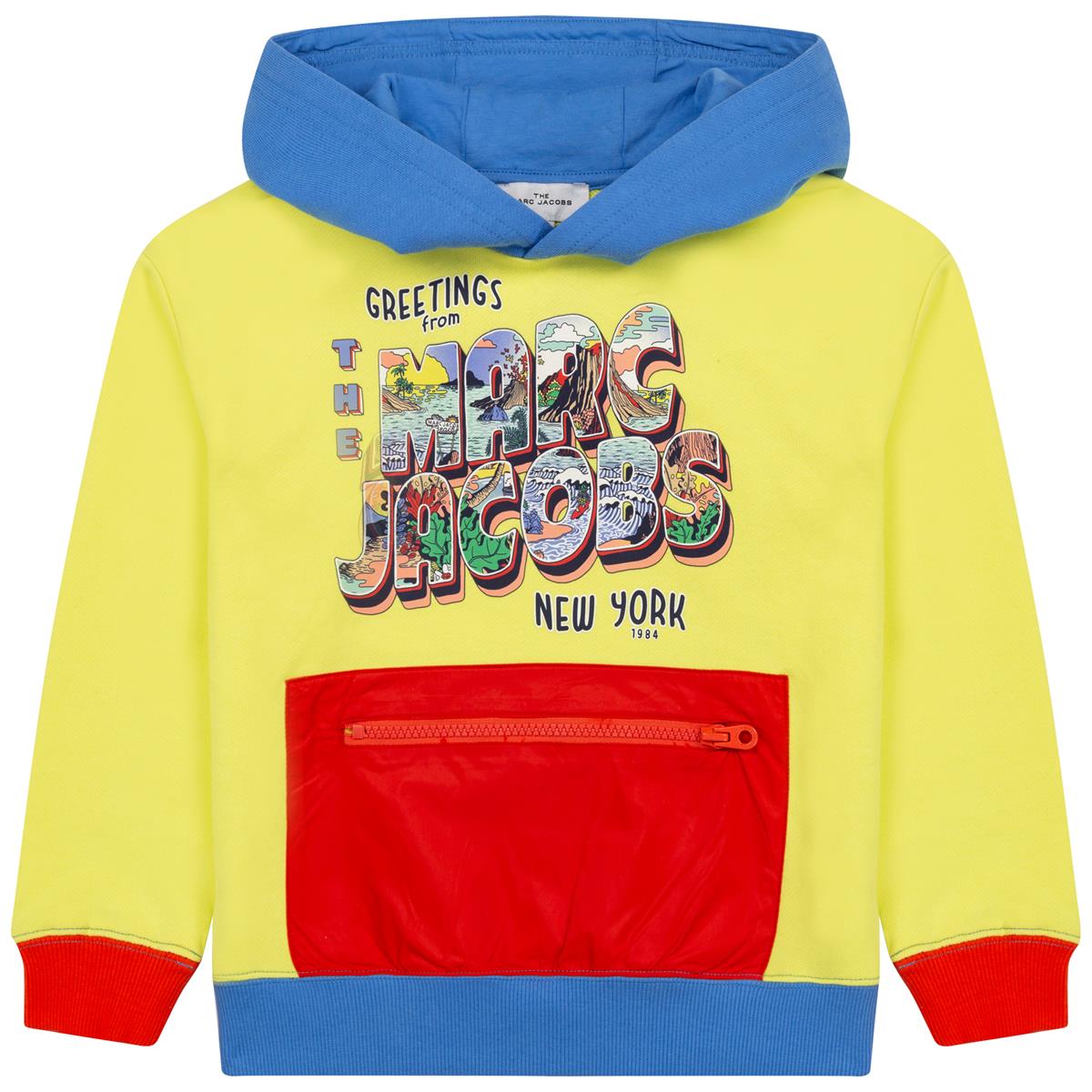 Boys & Girls Yellow Hooded Sweatshirt