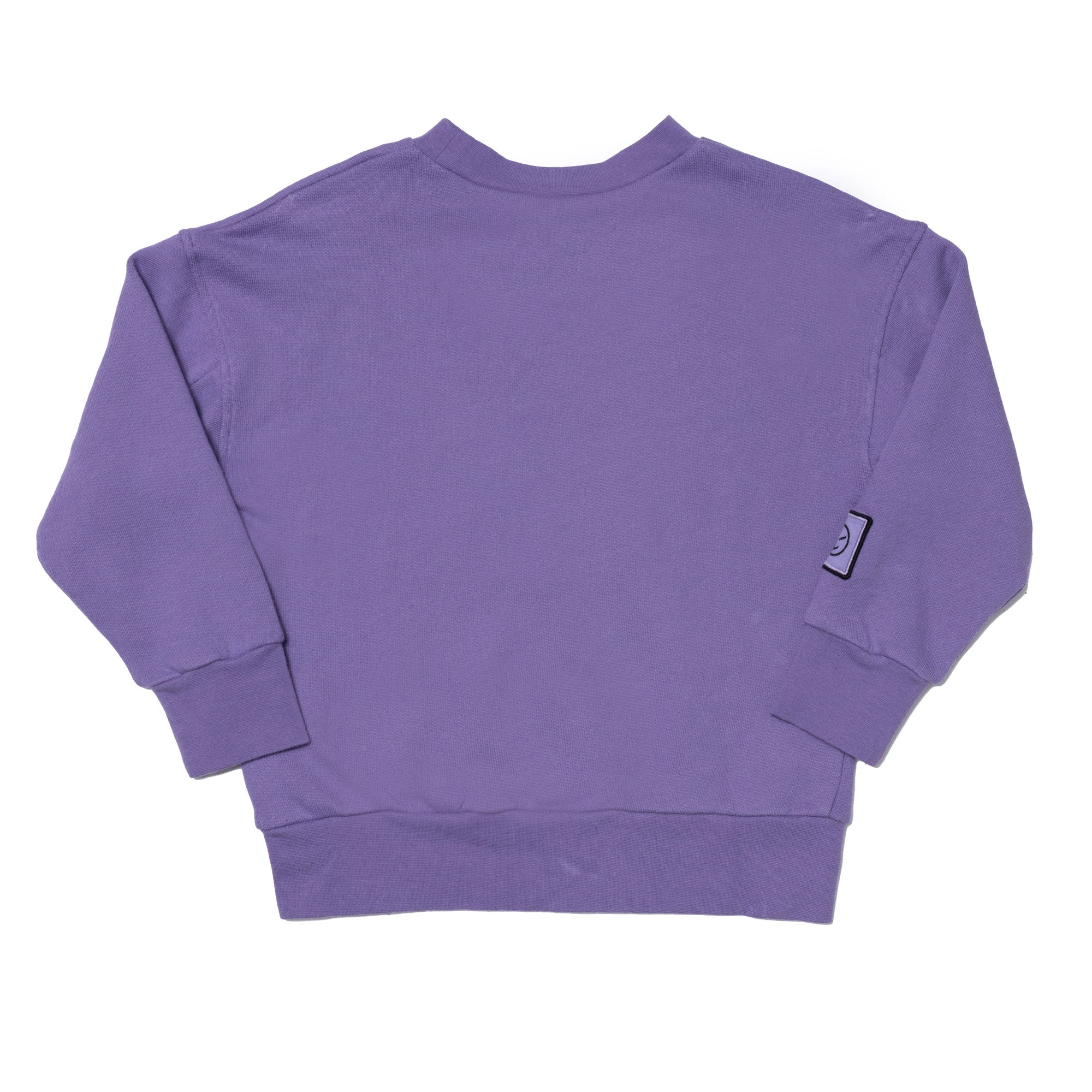 Boys & Girls Purple Logo Cotton Sweatshirt