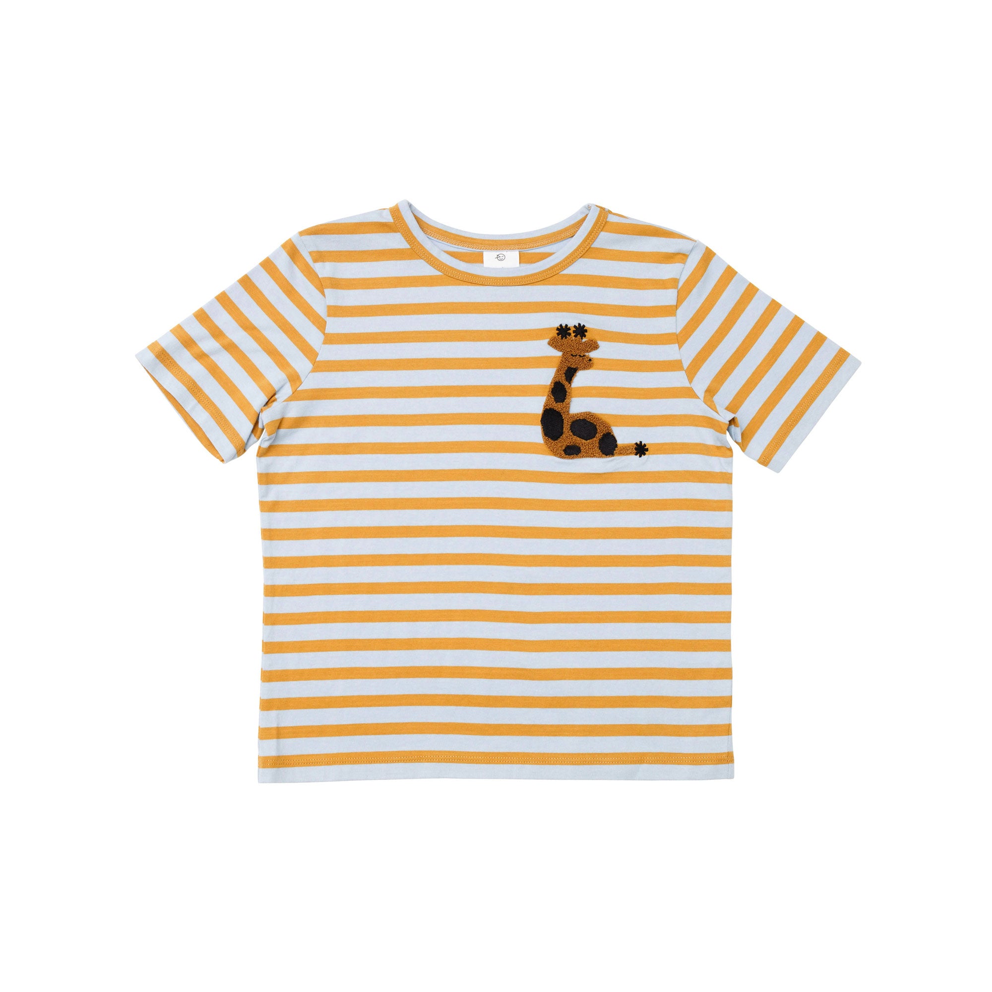 Boys & Girls Blue Stripes Cotton T-Shirt