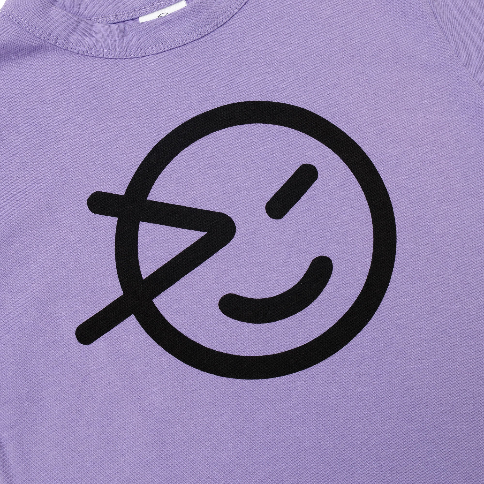 Boys & Girls Purple Logo Cotton T-Shirt