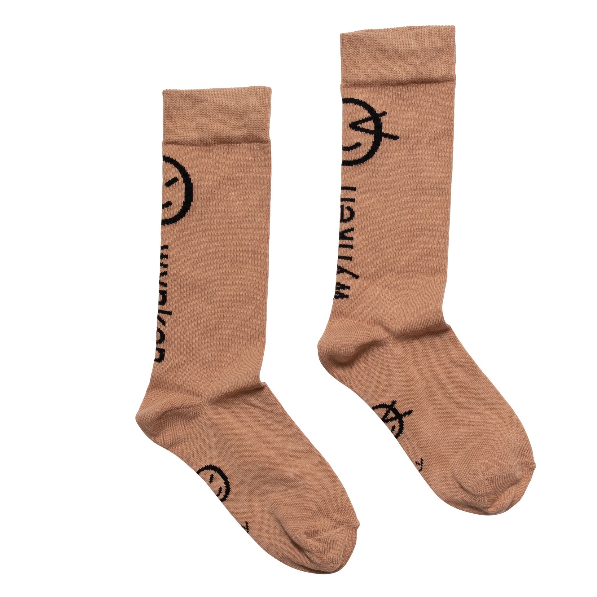 Boys & Girls Pink Logo Cotton Socks