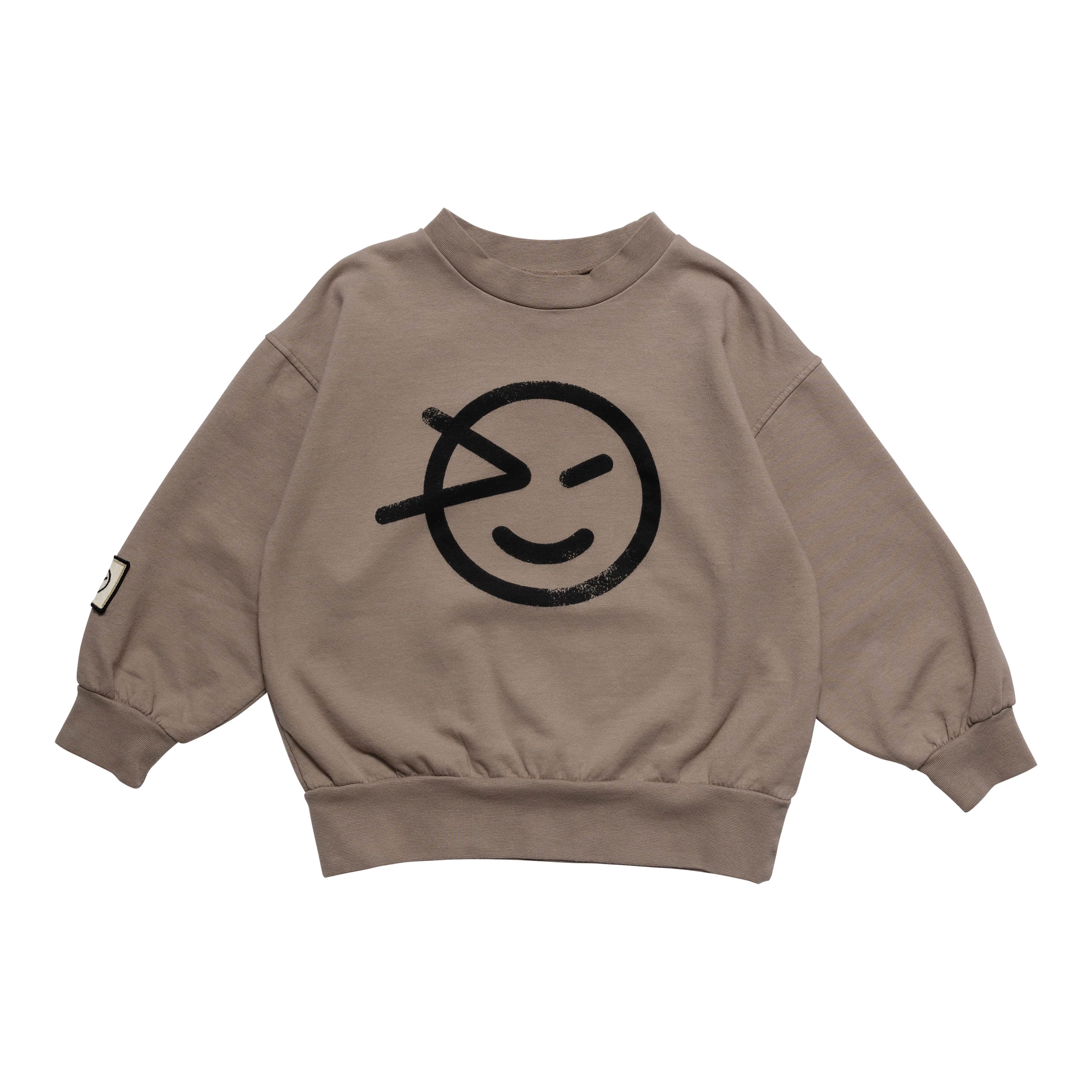 Boys & Girls Light Brown Cotton Sweatshirt