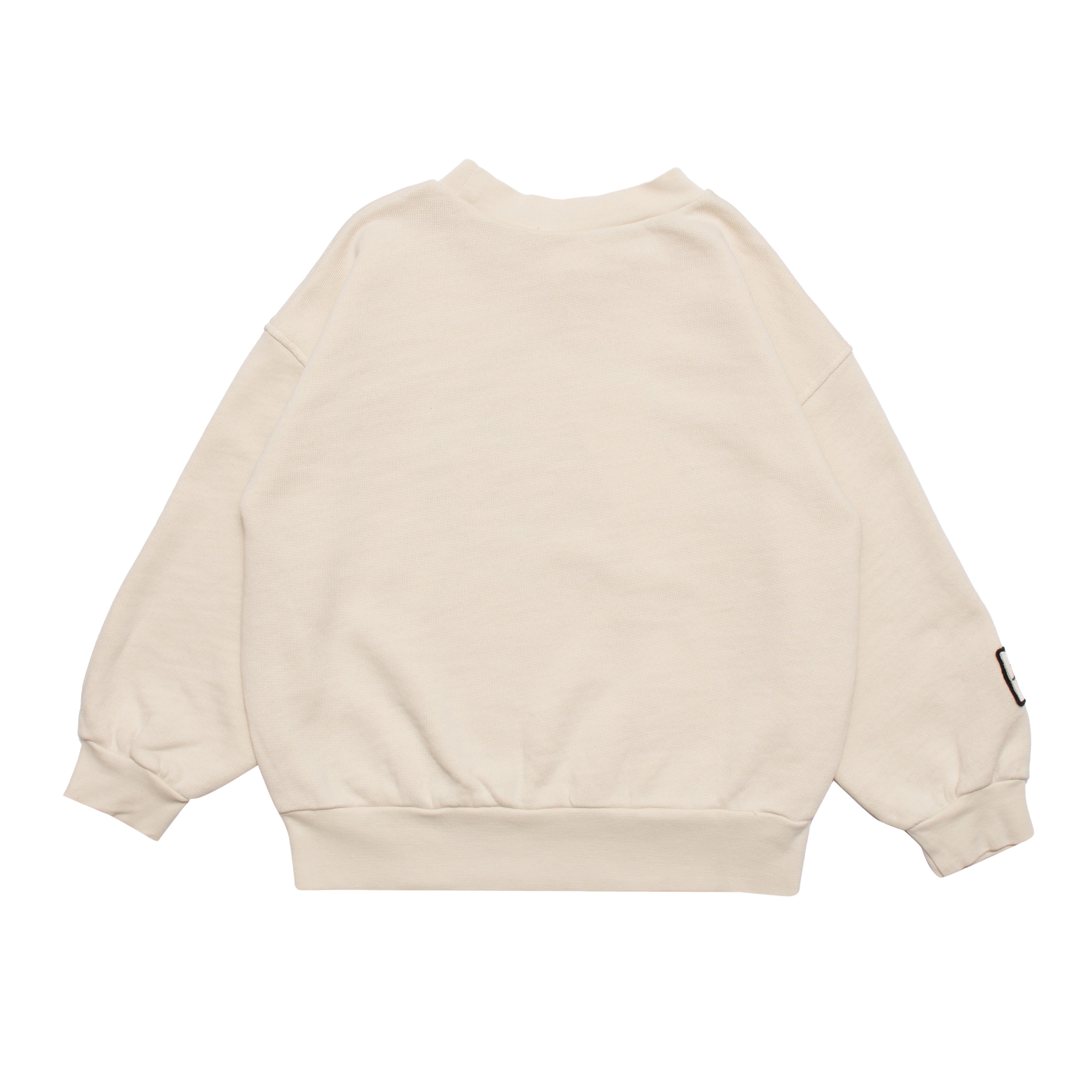 Boys & Girls White Cotton Sweatshirt