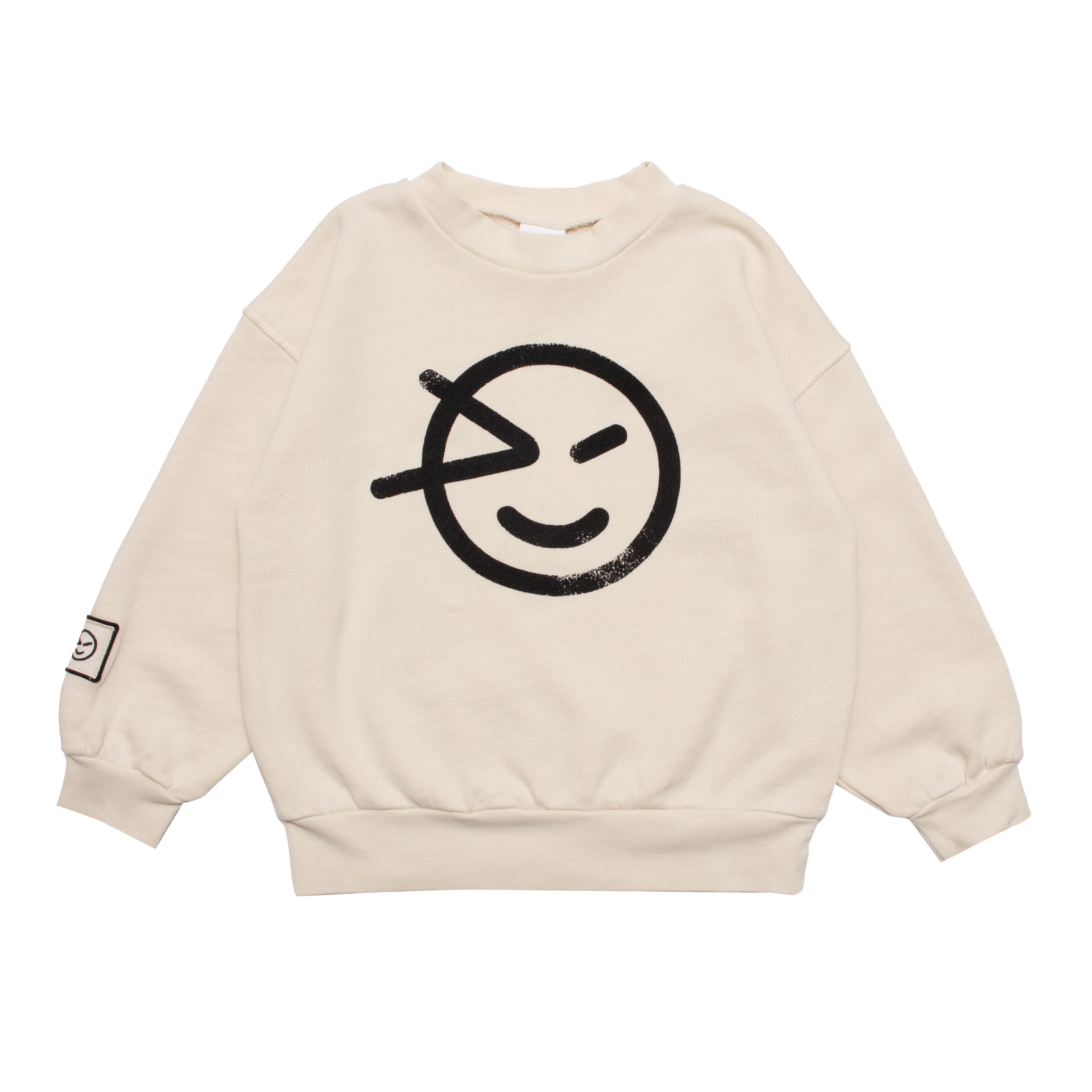 Boys & Girls White Cotton Sweatshirt