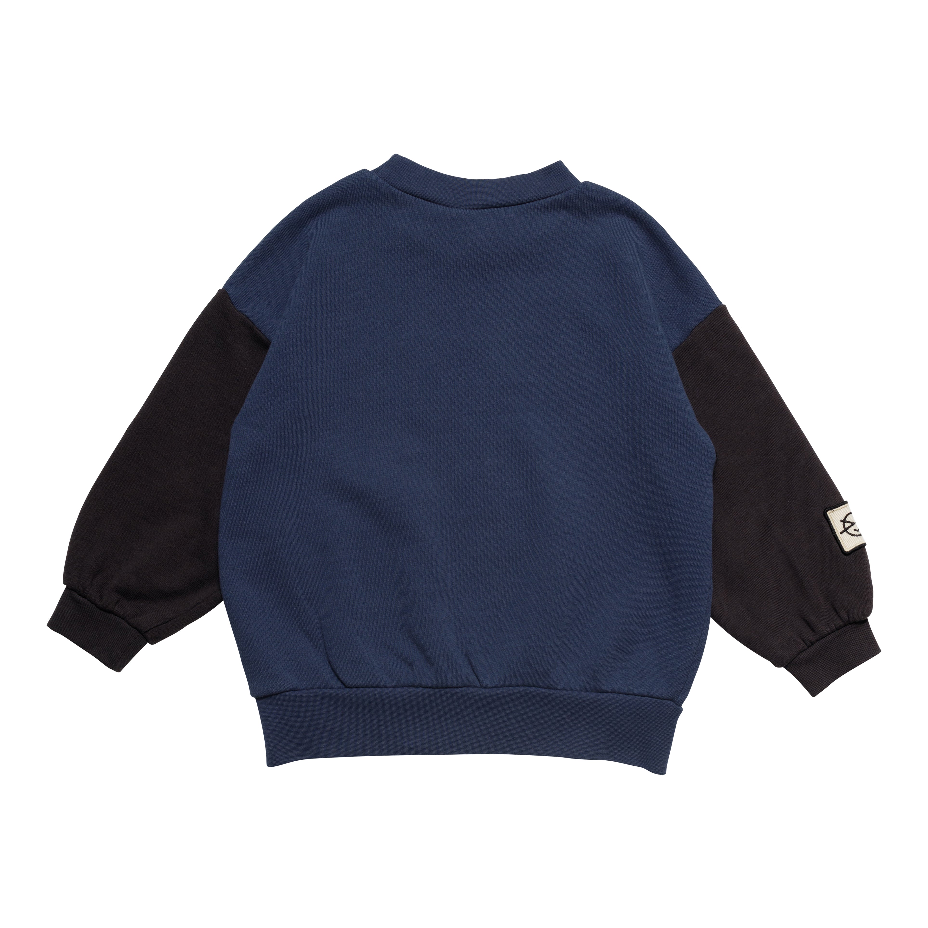 Boys & Girls Blue Logo Cotton Sweatshirt