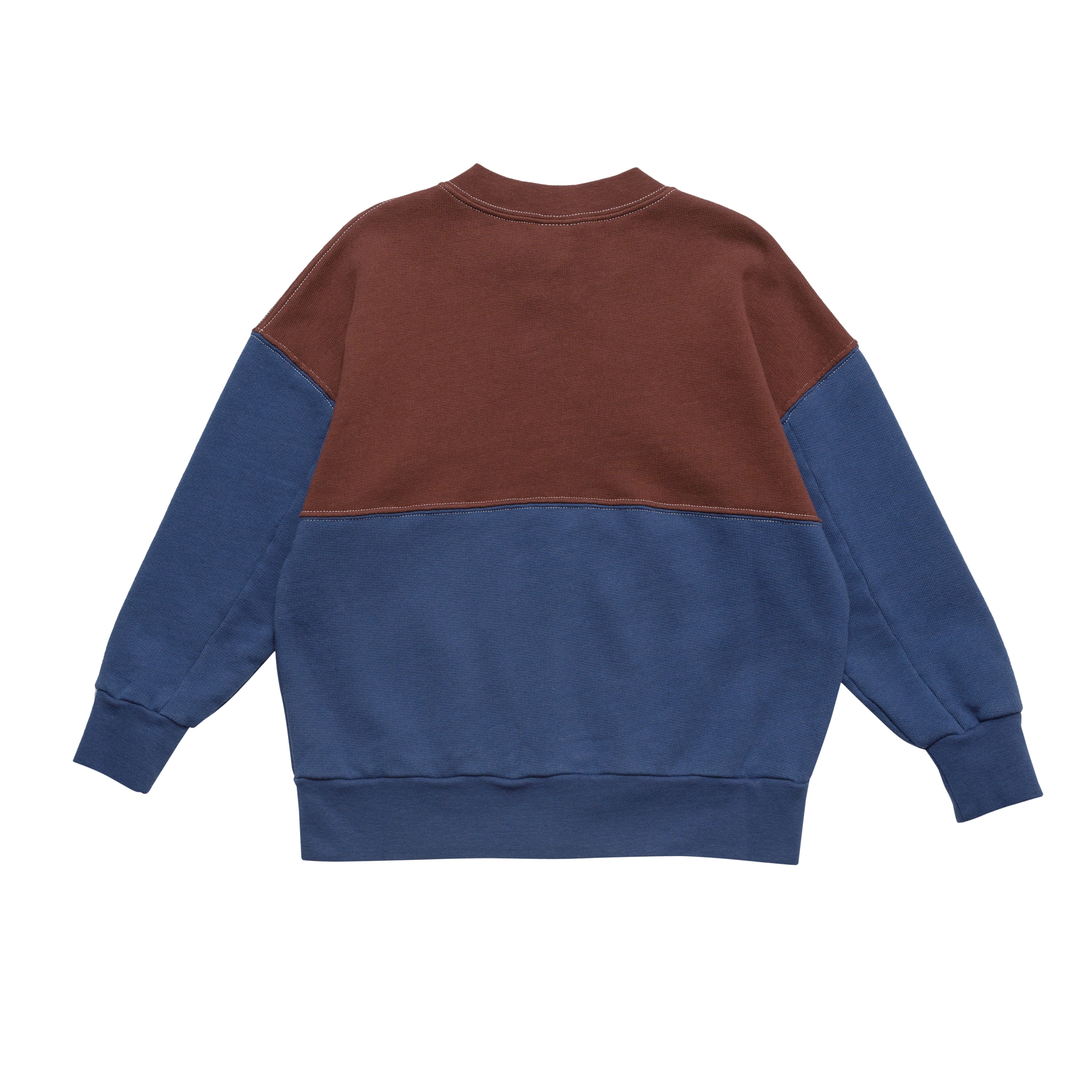 Boys & Girls Blue Cotton Zip-Up Top