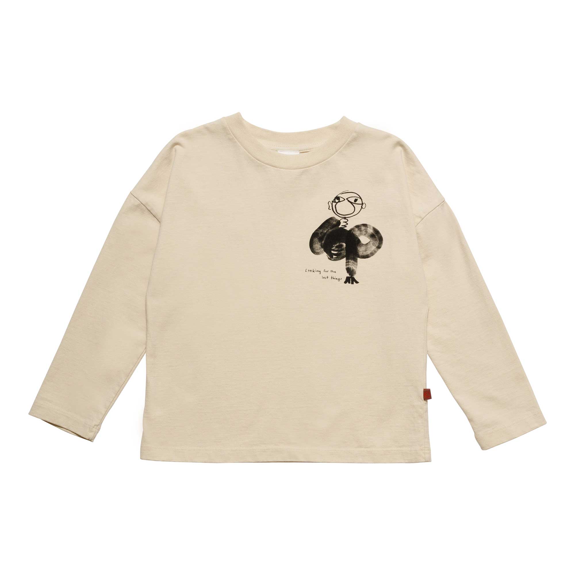 Boys & Girls White Printed Cotton T-Shirt