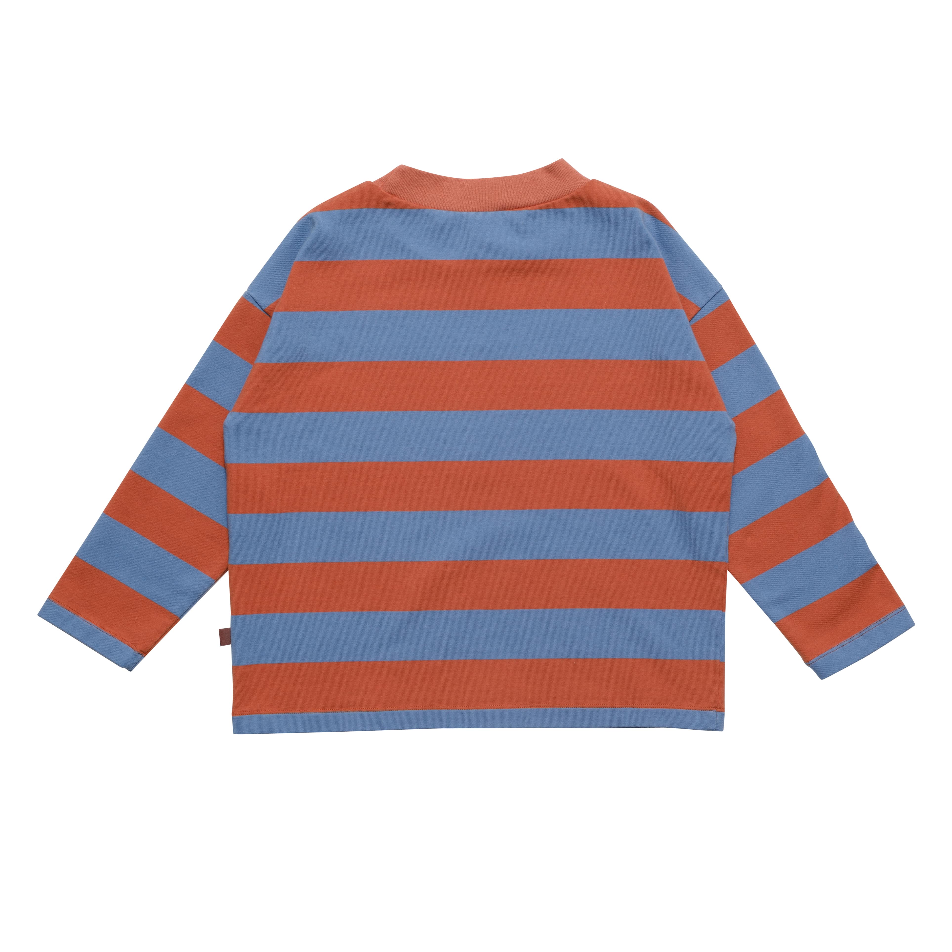 Boys & Girls Blue Stripes Cotton T-Shirt