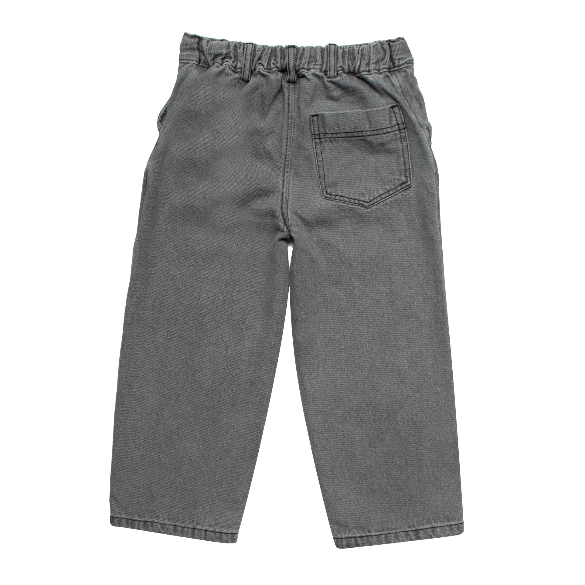 Boys & Girls Grey Denim Trousers