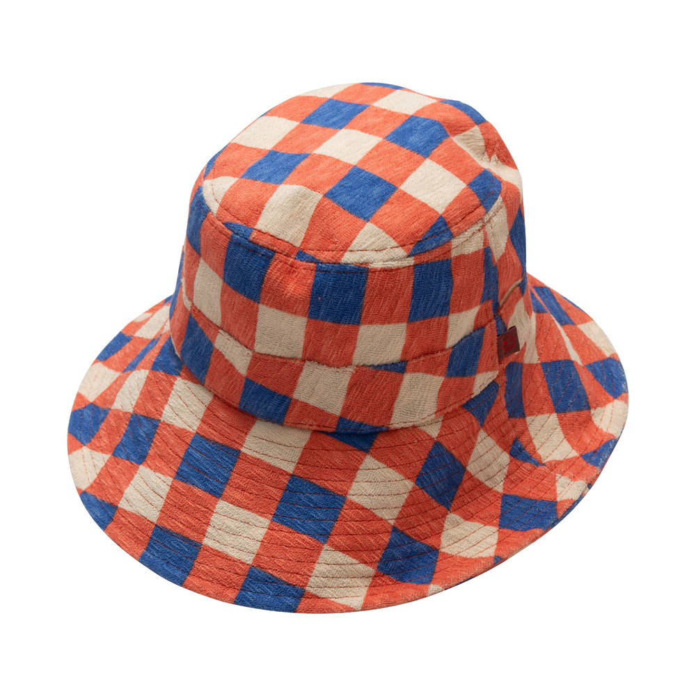 Boys & Girls Red Check Hat