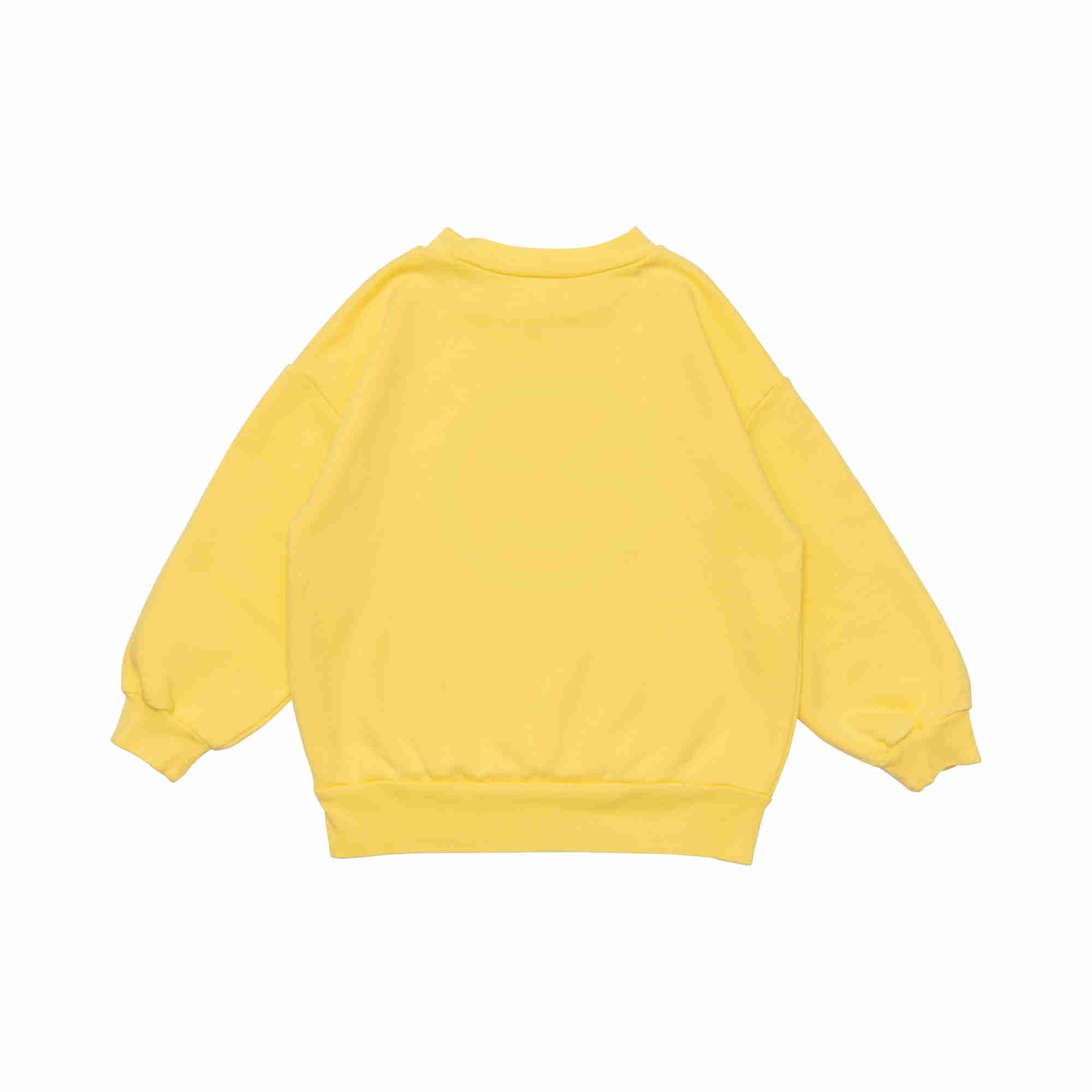 Boys & Girls Yellow Cotton Sweatshirt