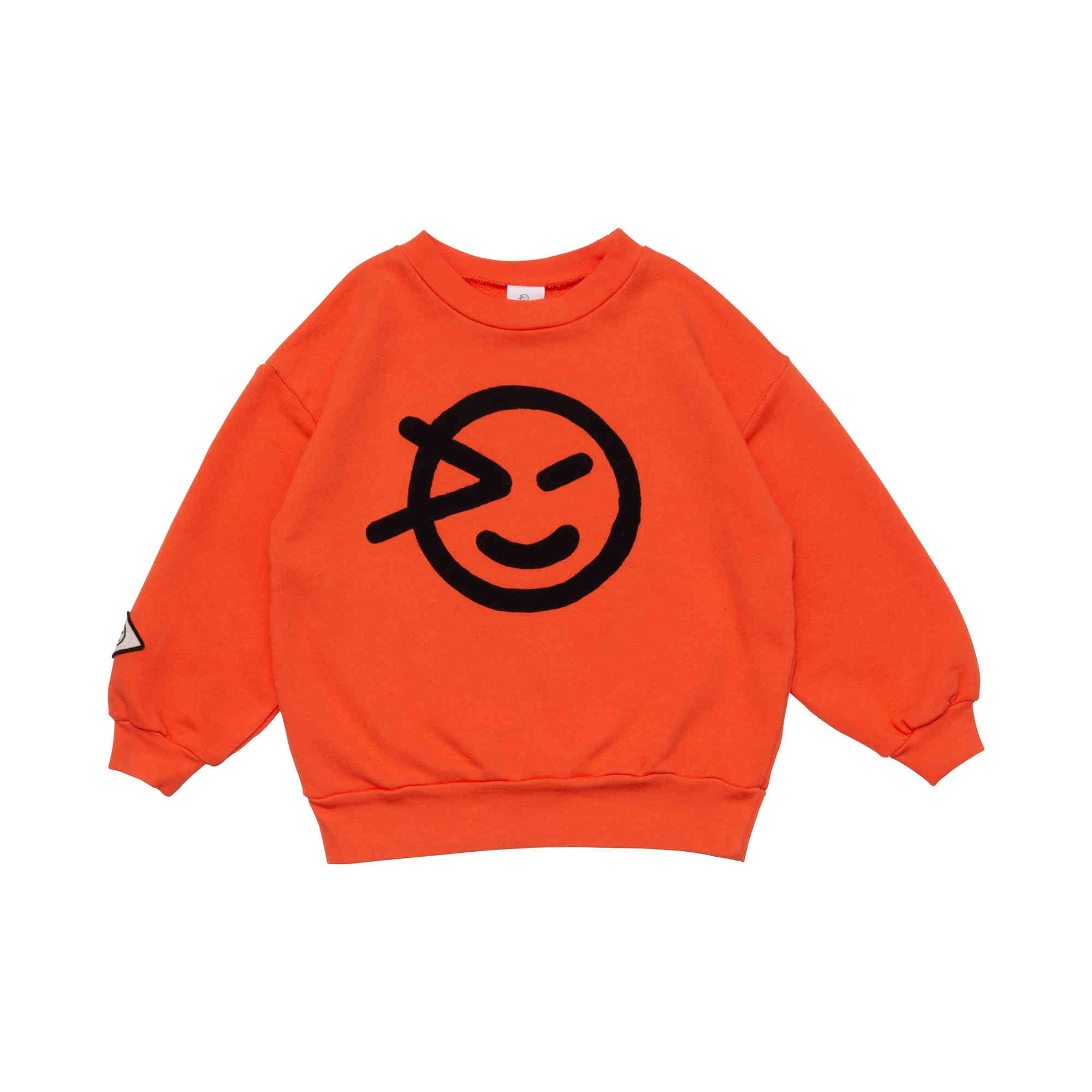 Boys & Girls Orange Cotton Sweatshirt