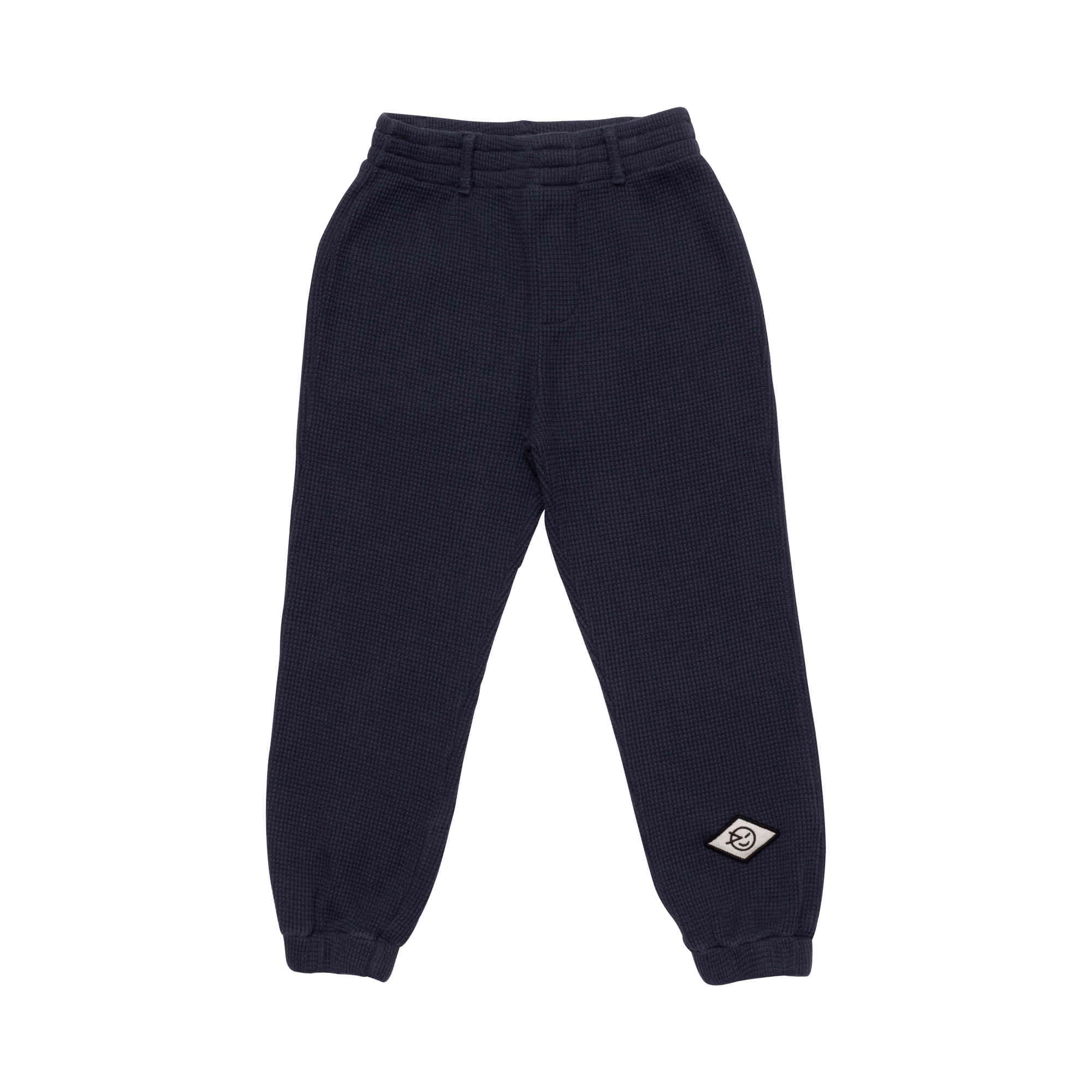 Boys & Girls Black Logo Trousers