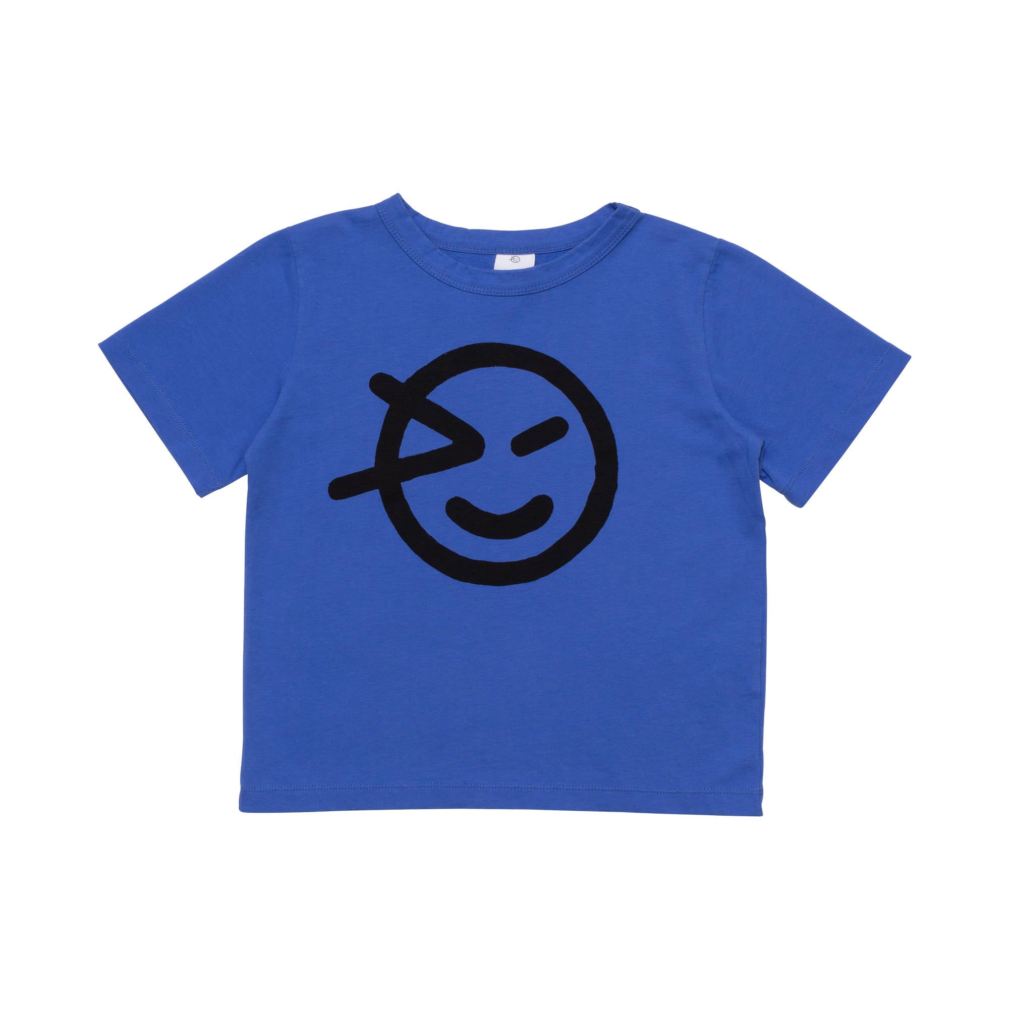 Boys & Girls Blue Cotton T-Shirt