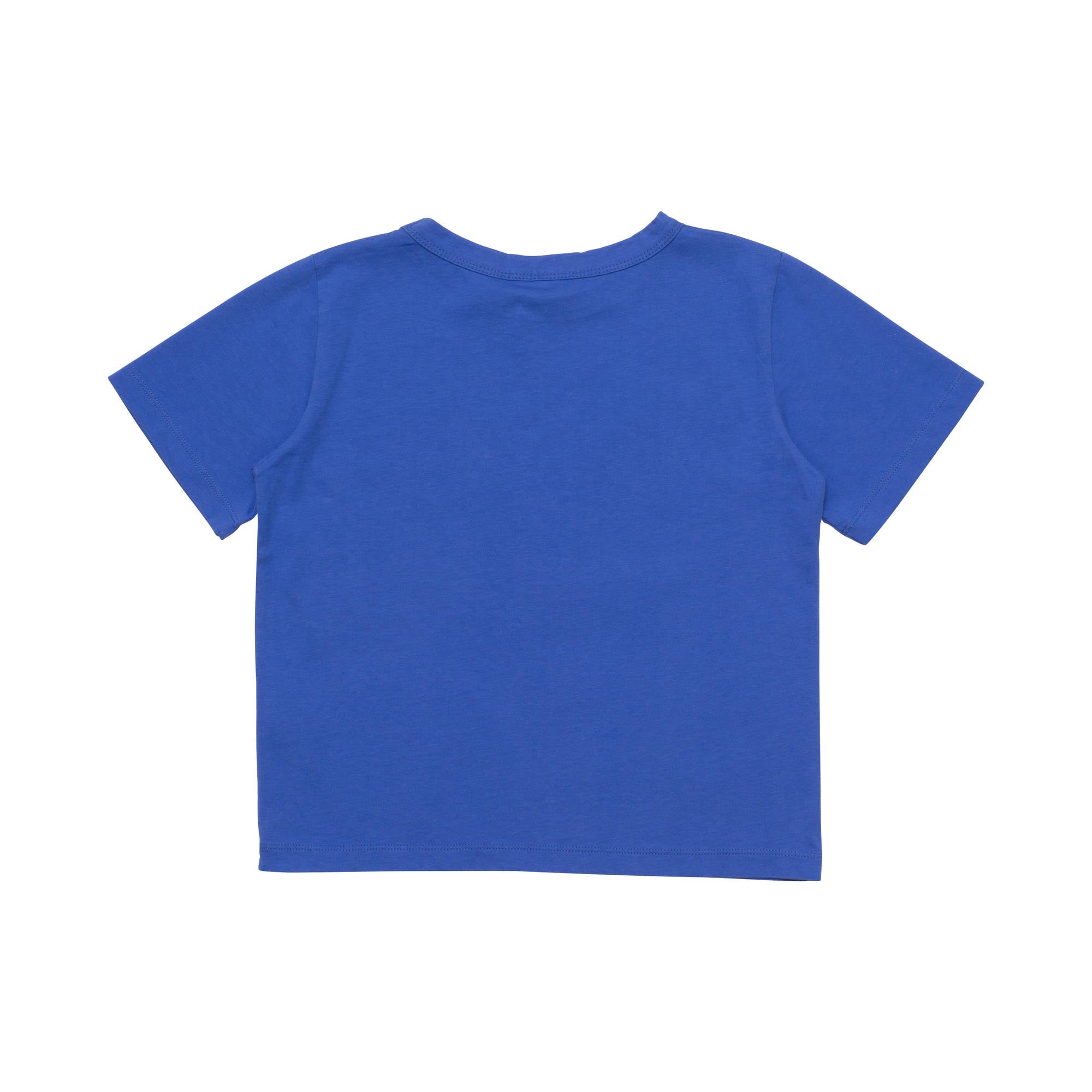 Boys & Girls Blue Cotton T-Shirt