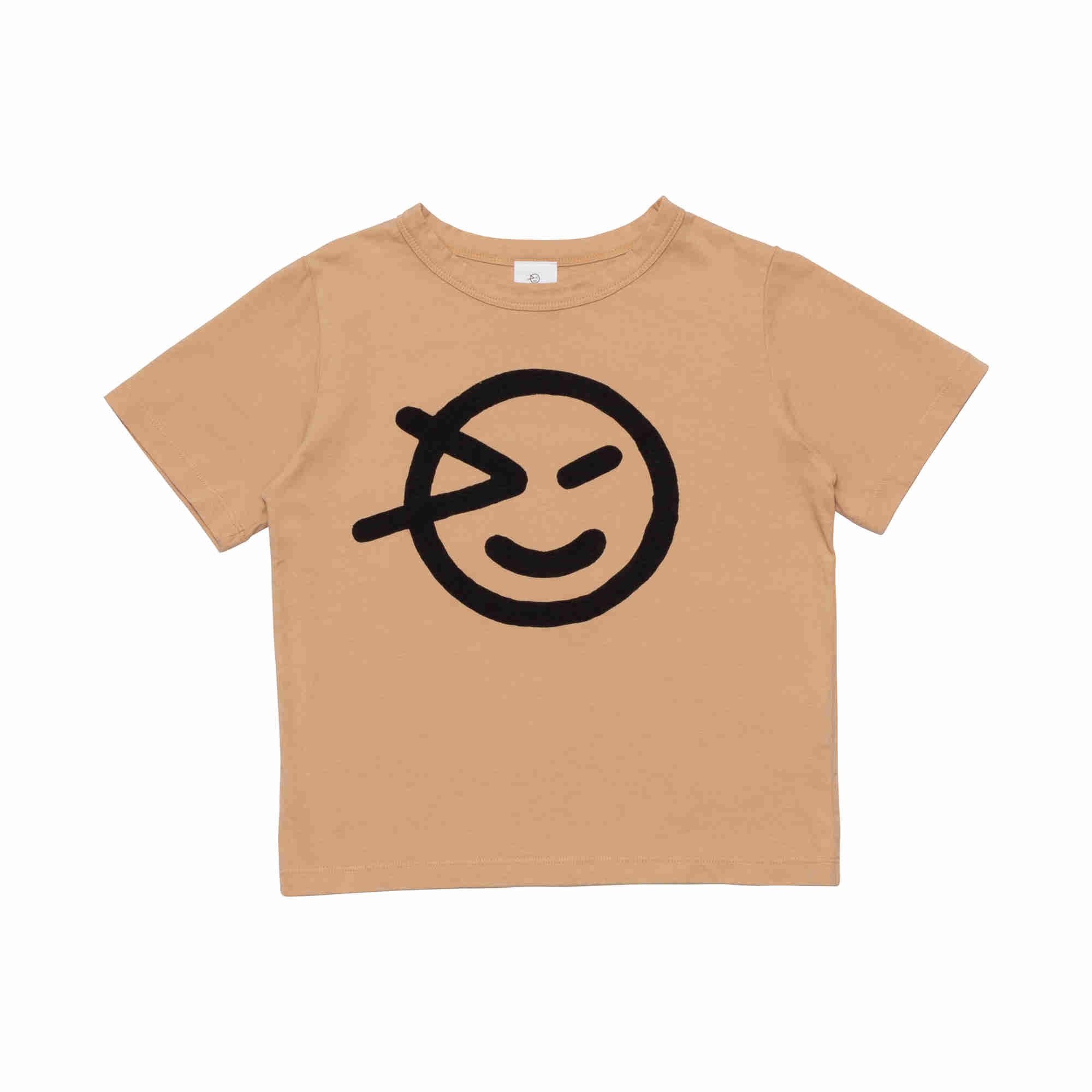 Boys & Girls Caramel Cotton T-Shirt