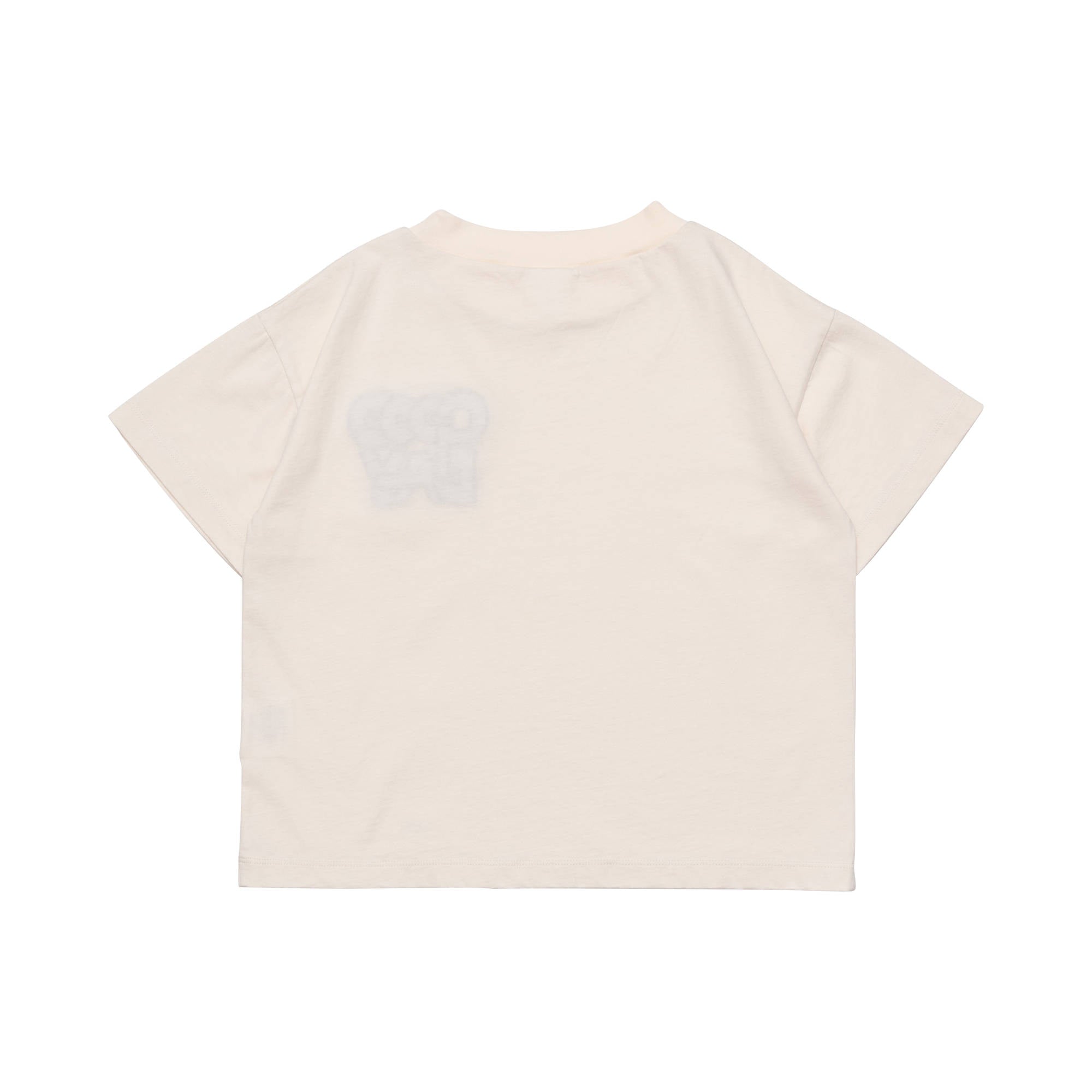 Boys & Girls White Cotton T-Shirt