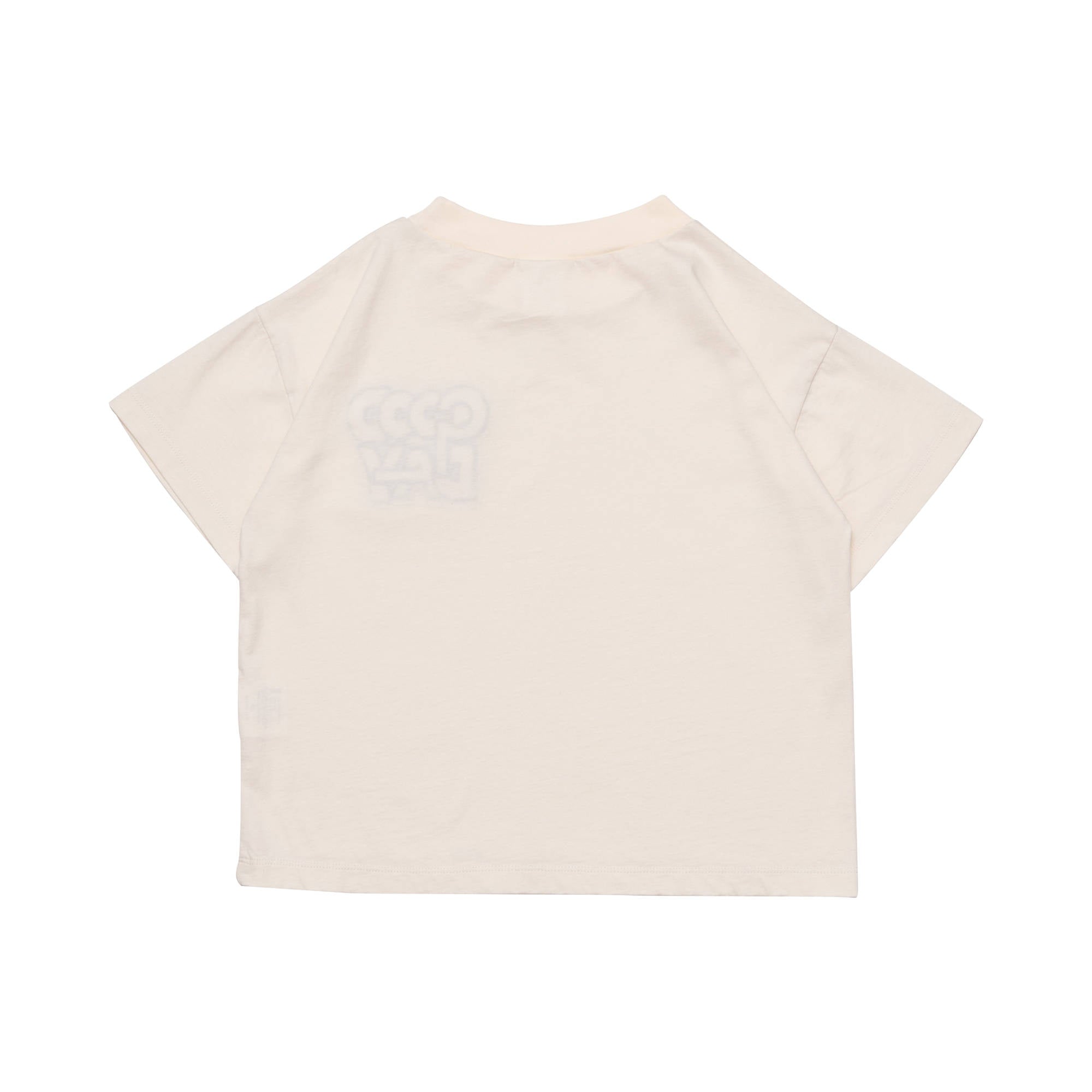 Boys & Girls White Cotton T-Shirt