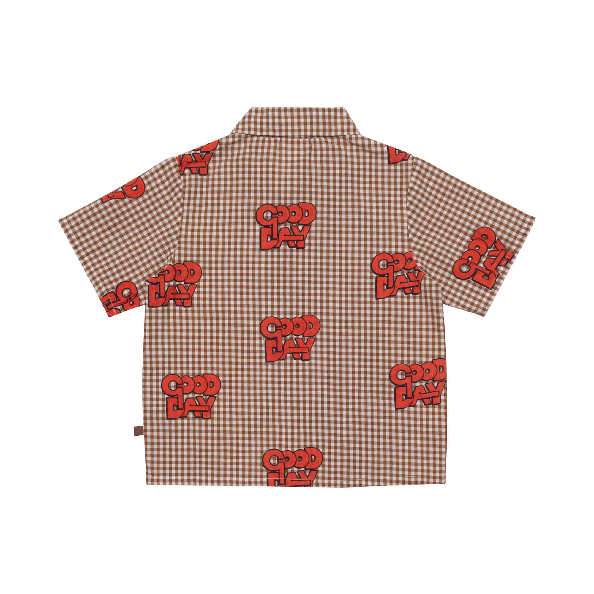 Boys Caramel Cotton Shirt