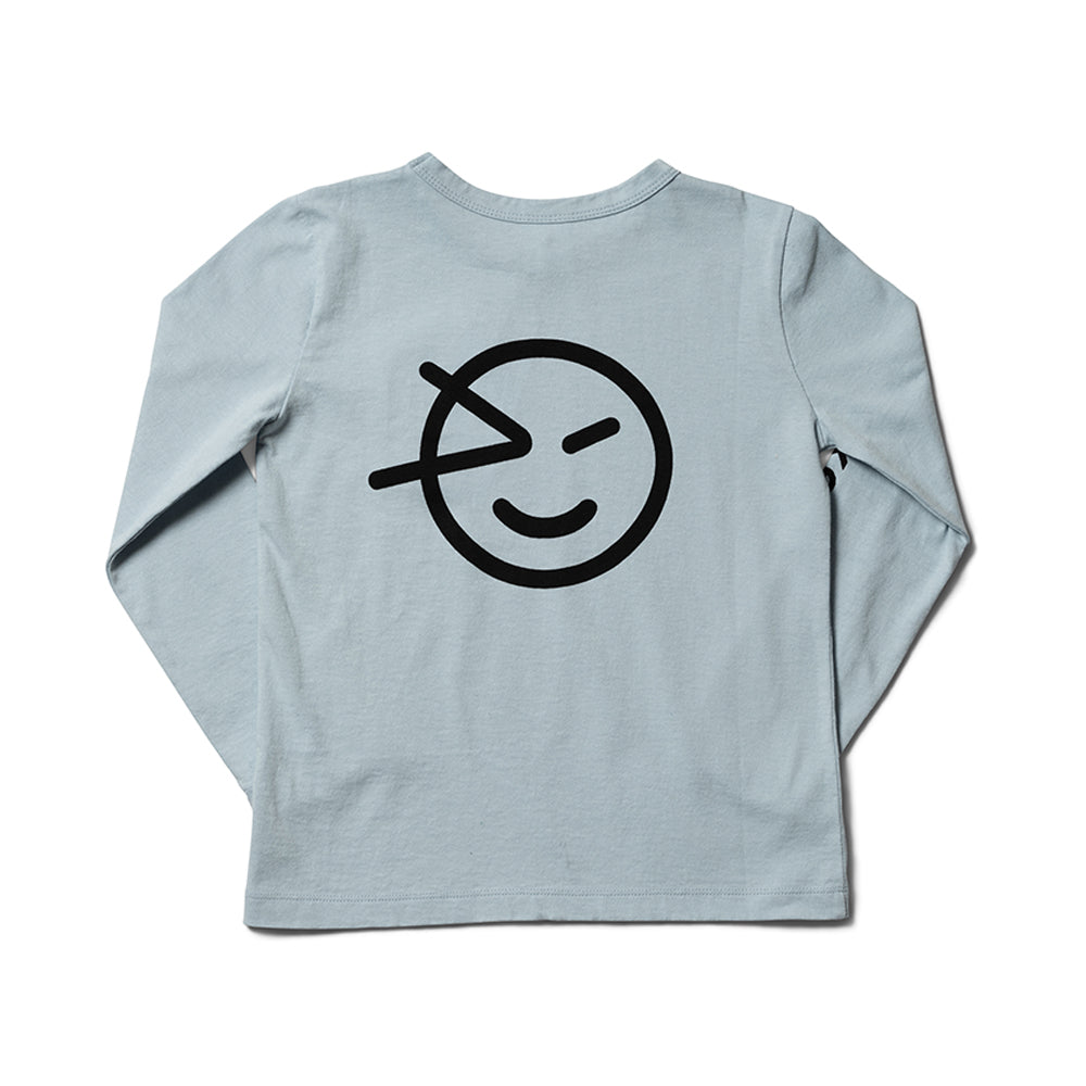 Boys & Girls Soft Blue Organic Cotton T-Shirt