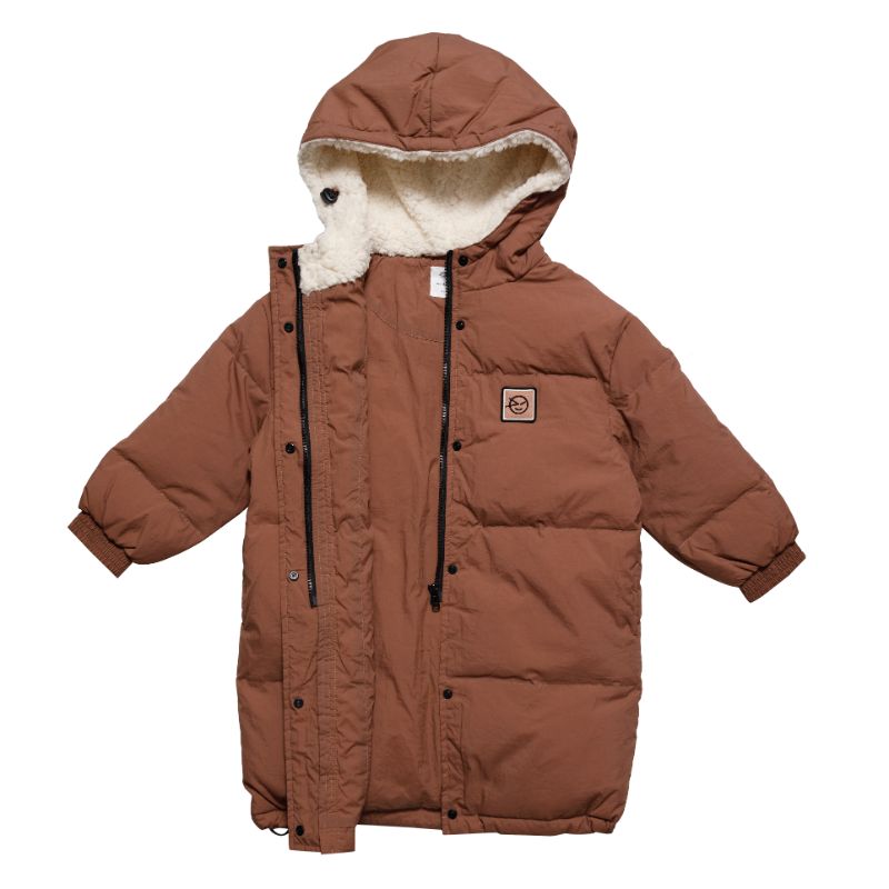 Boys & Girls Dark Pink Padded Down Coat