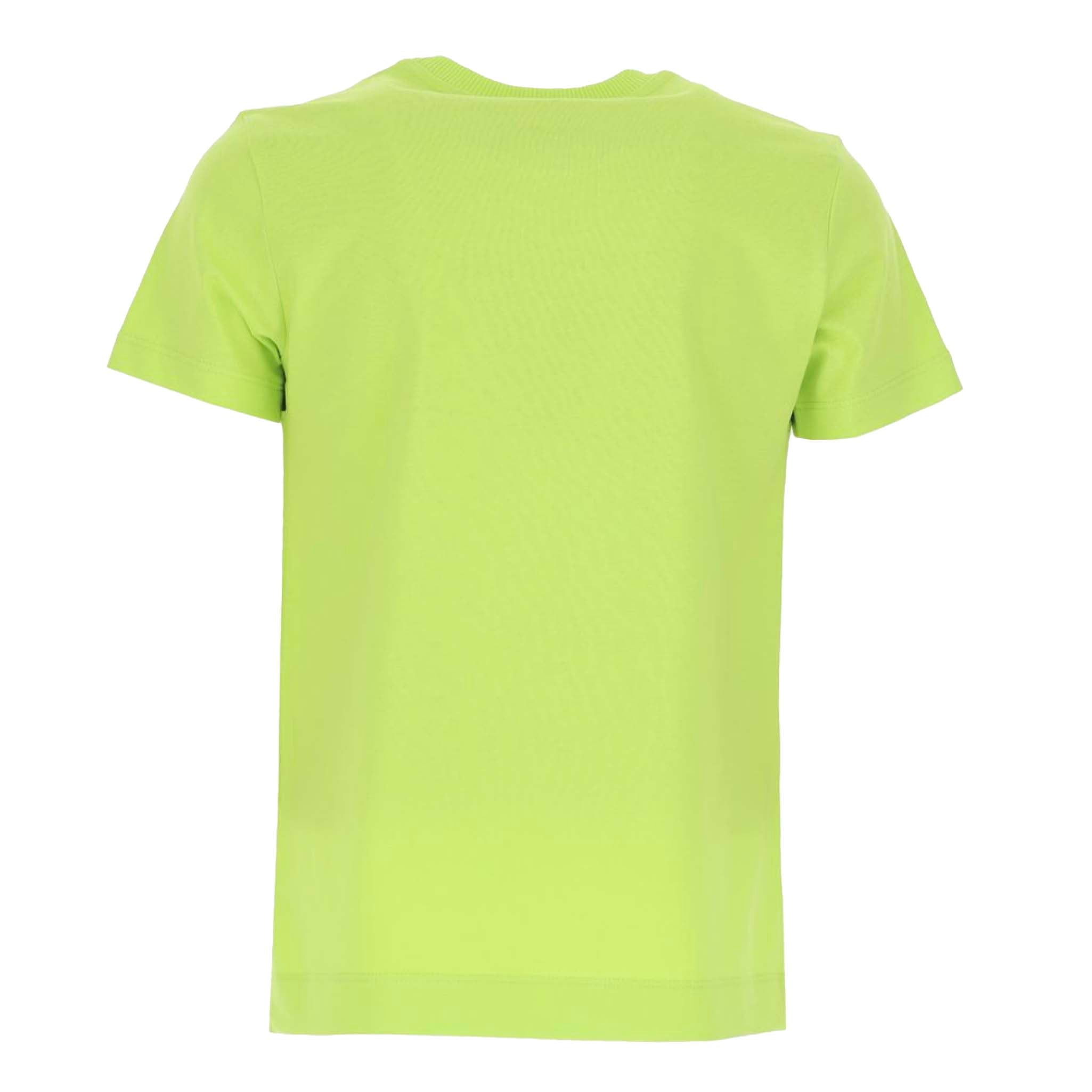 Boys & Girls Green Cotton T-Shirt