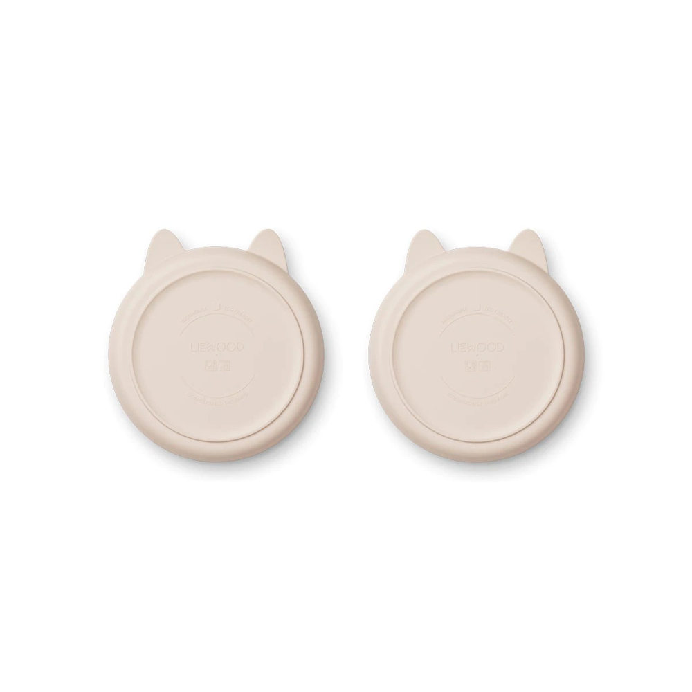 Boys & Girls Beige Rabbit Plates(2 Pack)