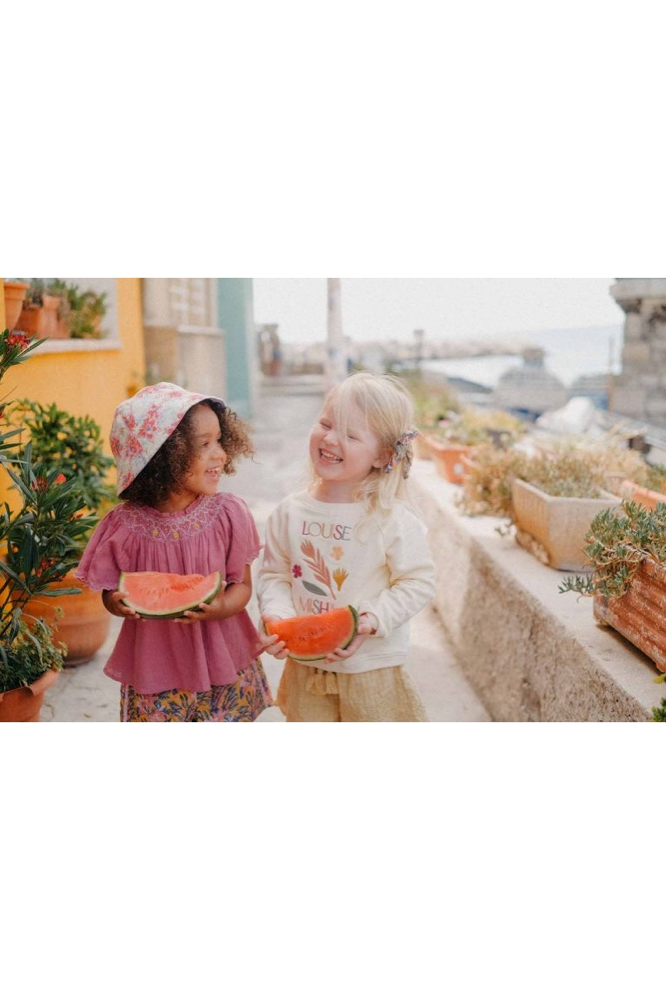 Baby Girls Pink Floral Hat