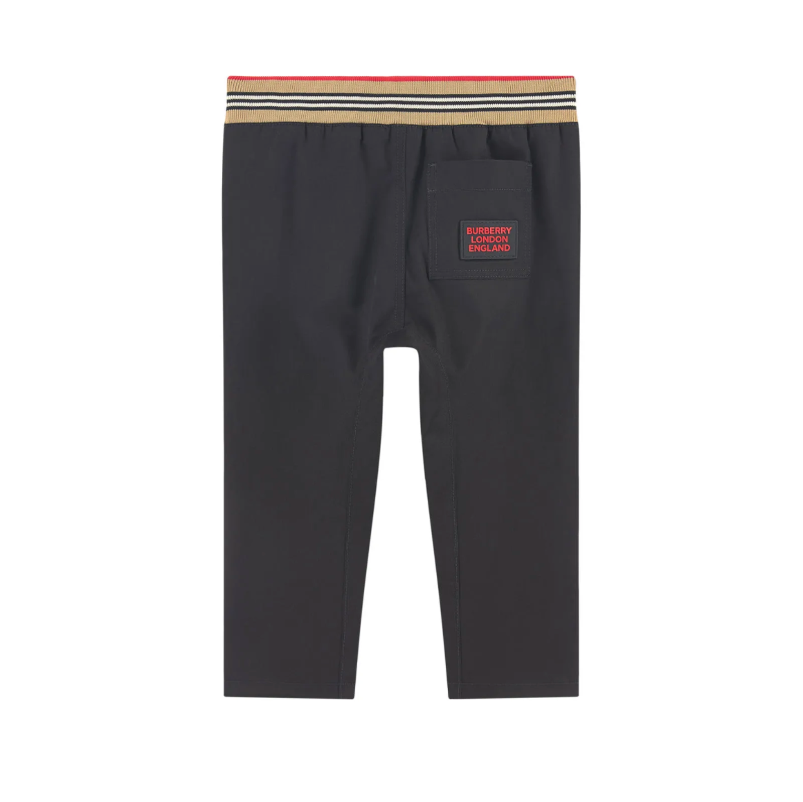 Boys Black Cotton Trousers