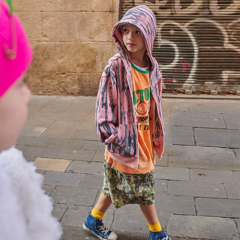 Boys & Girls Green Cotton Shorts