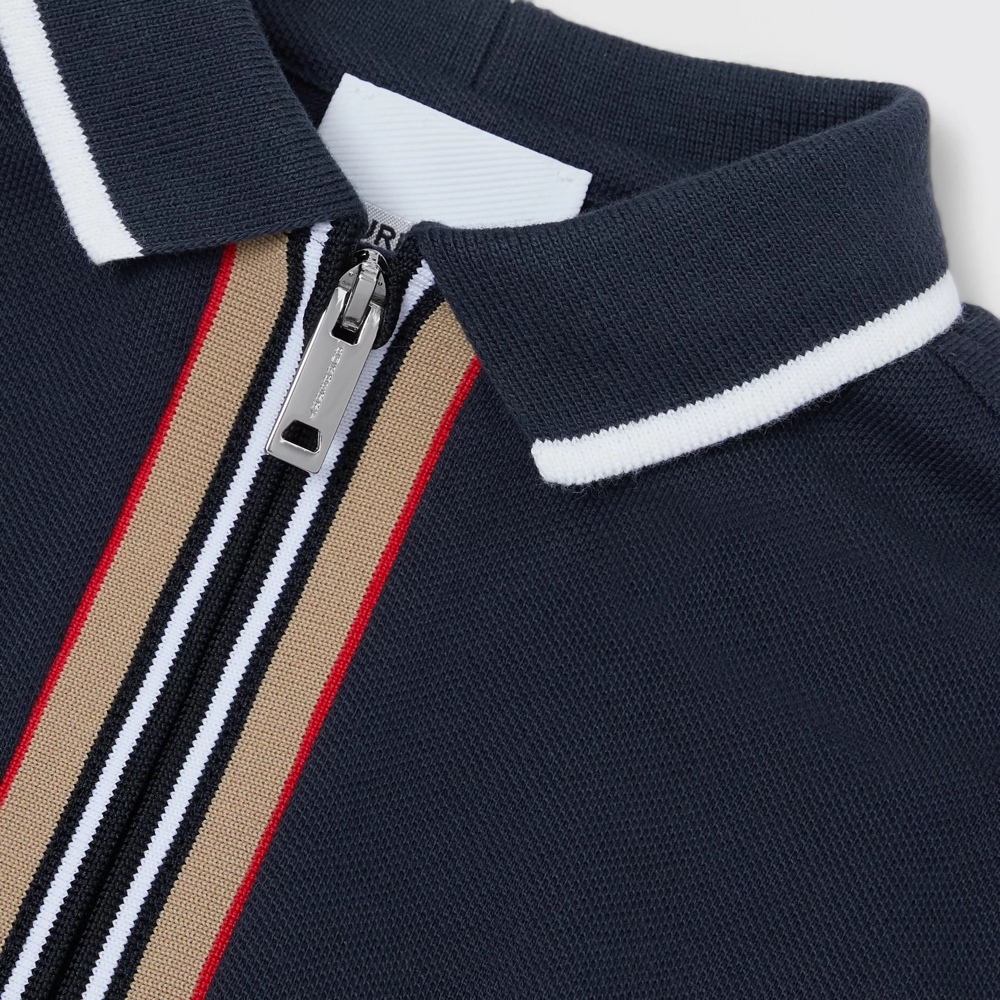 Baby Boys Navy Cotton Polo Shirt