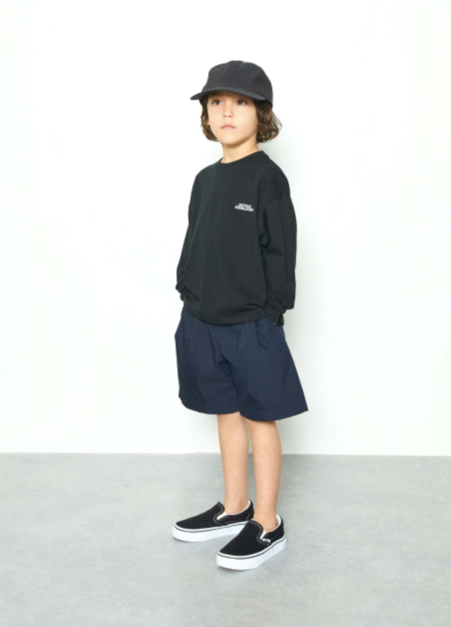 Boys & Girls Black Baseball Cap