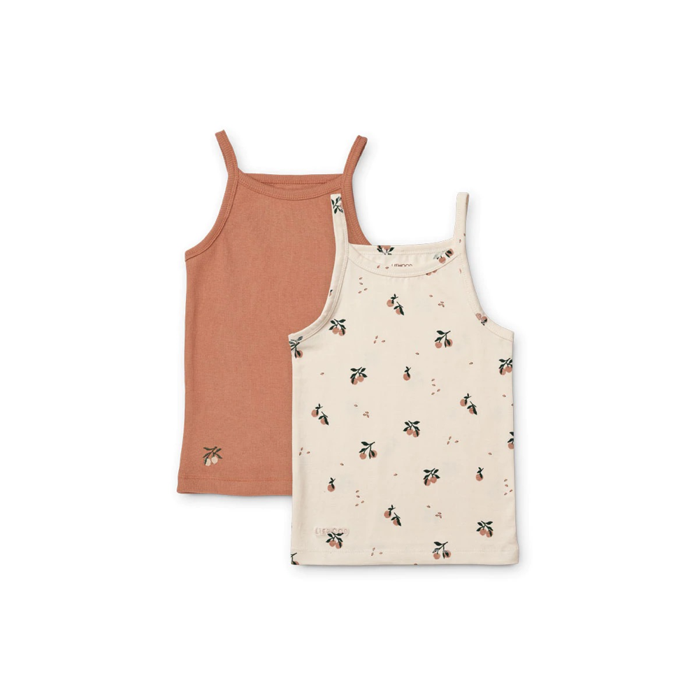 Girls Beige Peach Vest