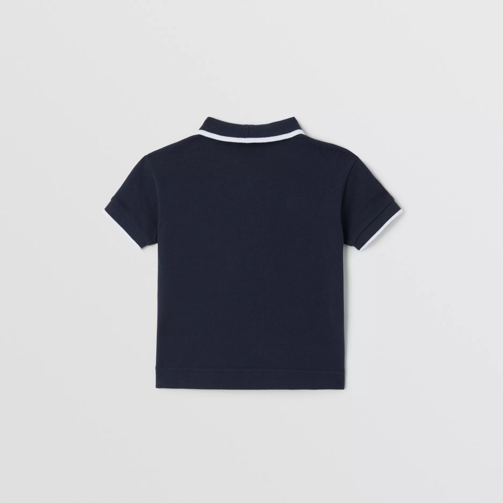 Baby Boys Navy Cotton Polo Shirt