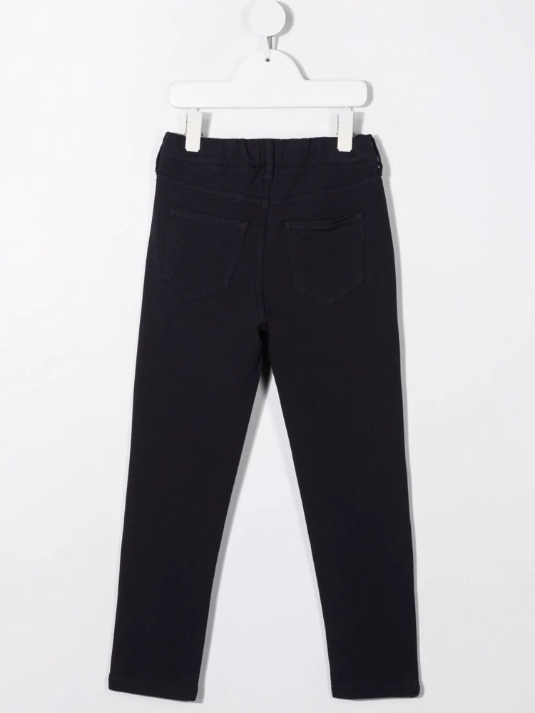 Boys & Girls Navy Cotton Trousers