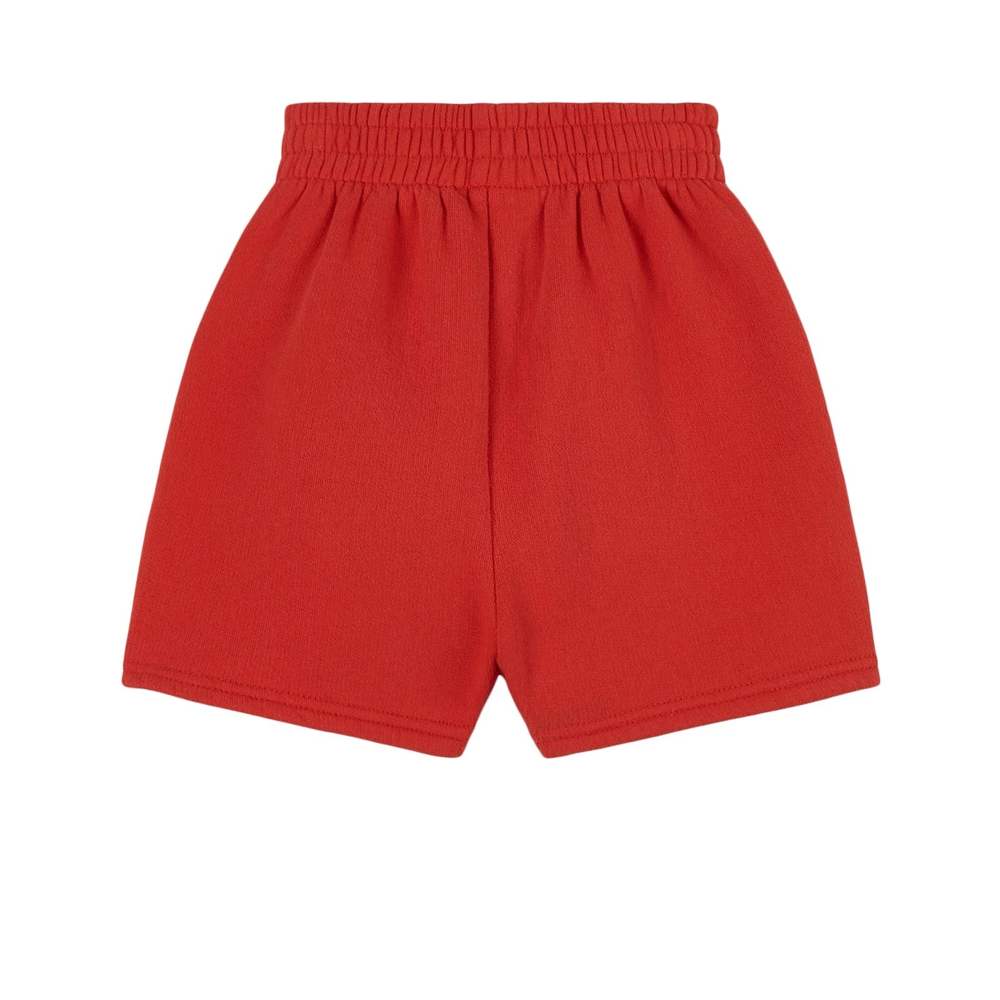 Boys & Girls Red Cotton Shorts