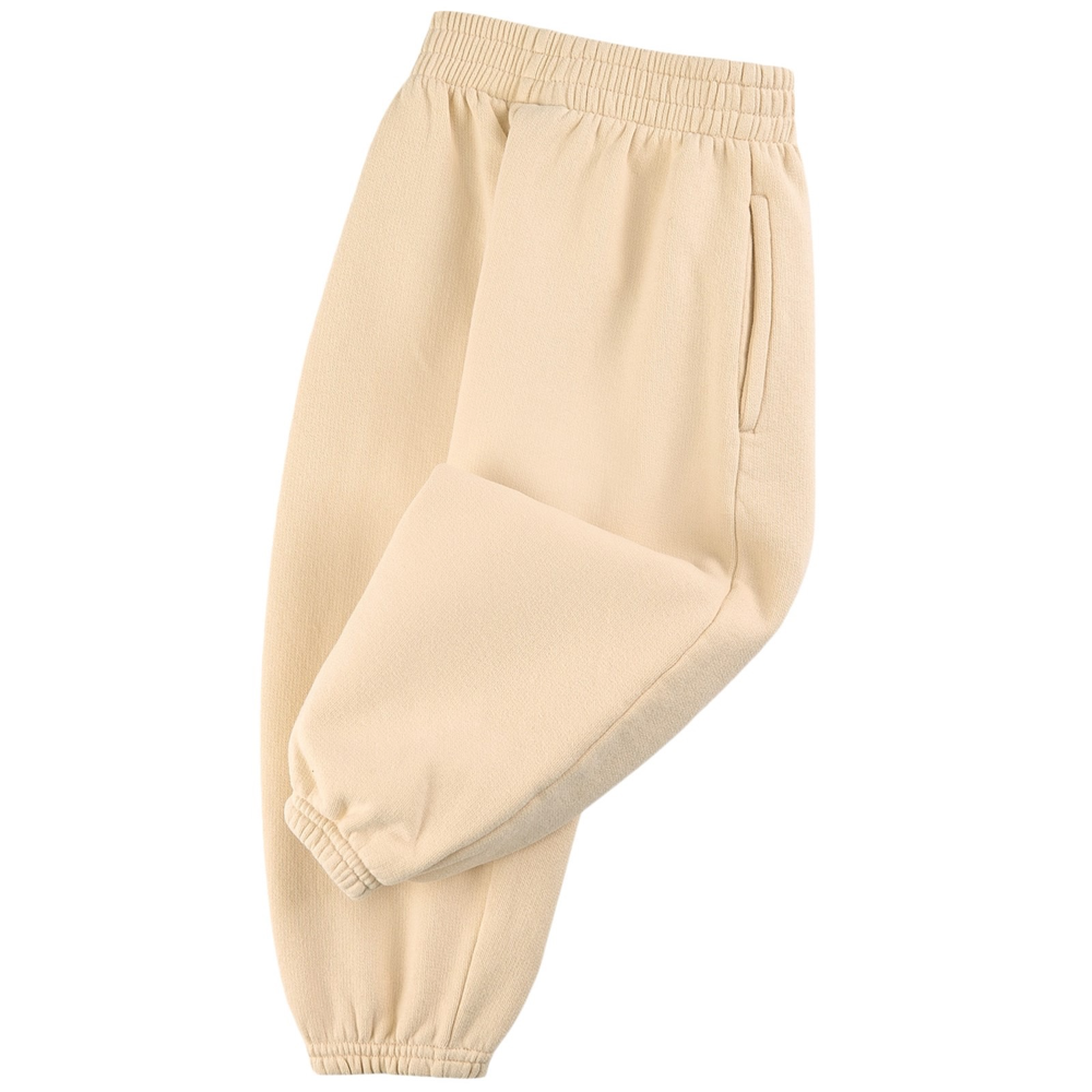 Boys & Girls Cream Cotton Trousers