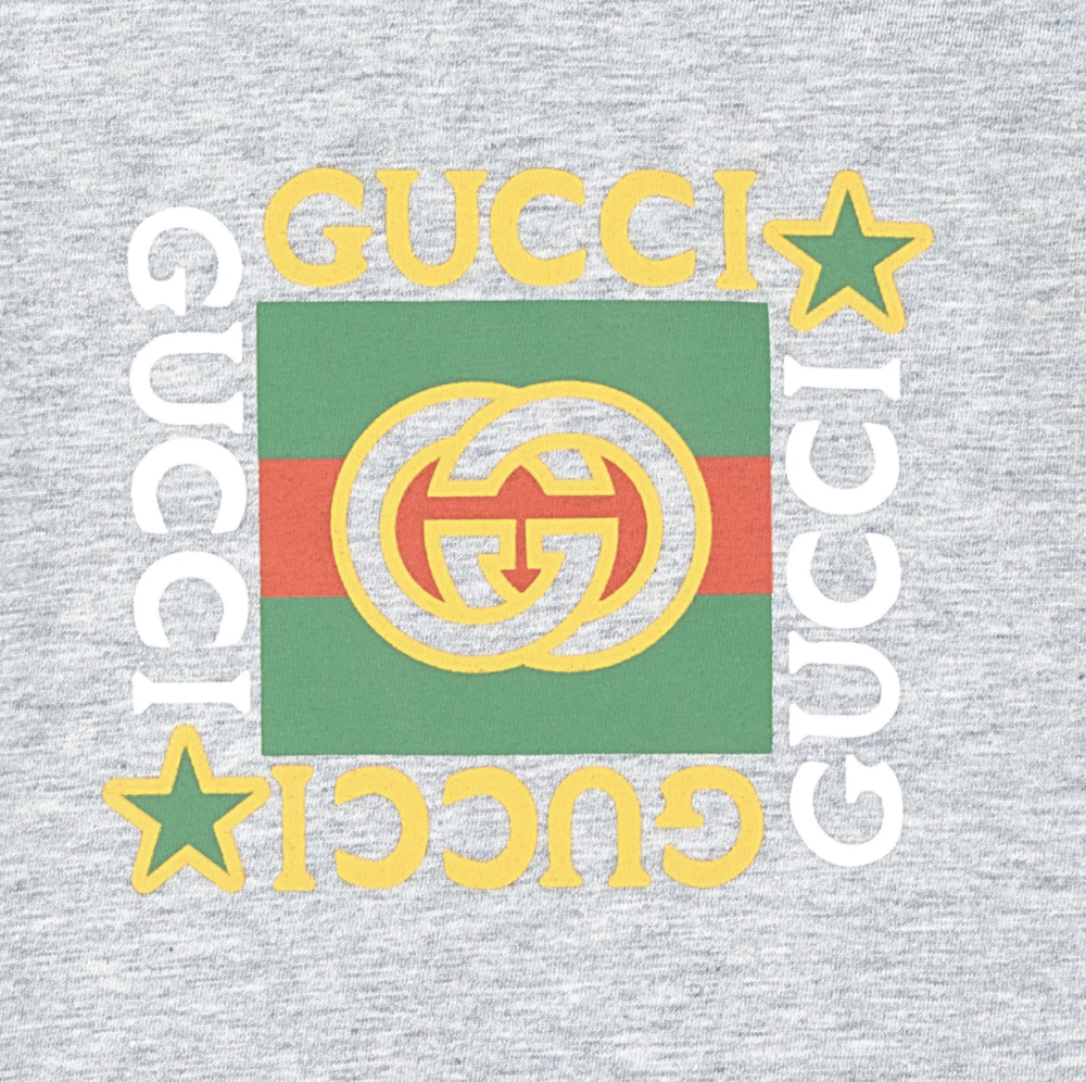 Baby Boys & Girls Grey GG T-Shirt