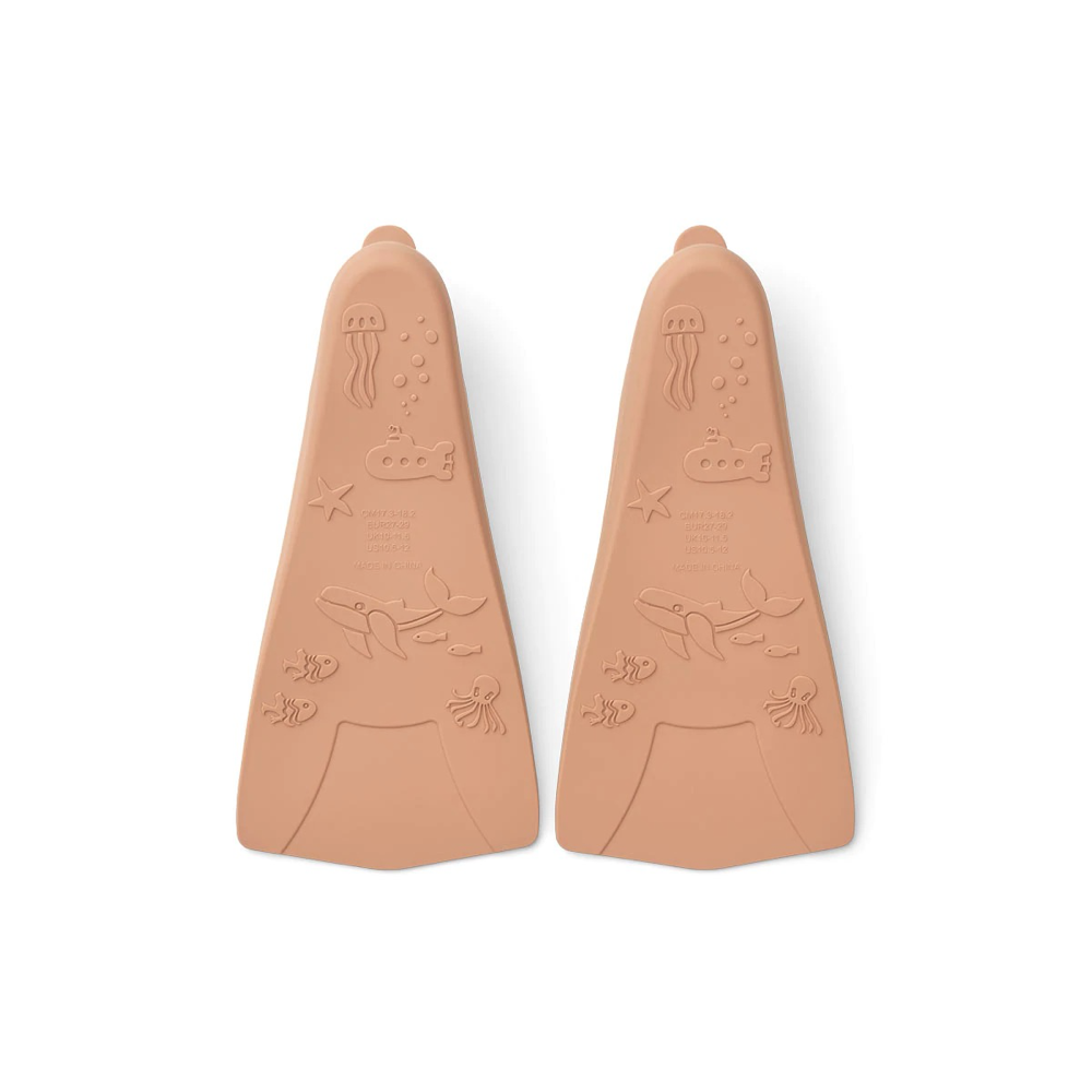 Boys & Girls Brown Swim Fins