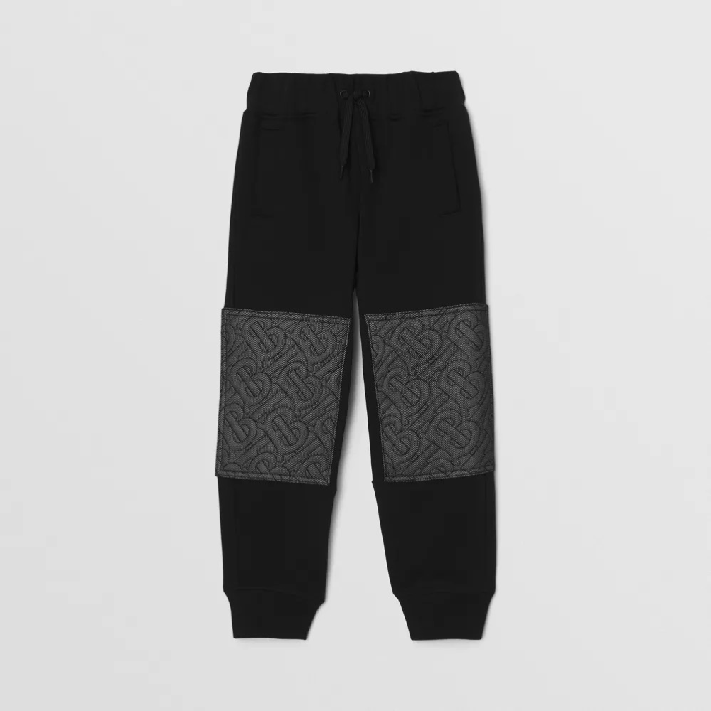 Boys Black Cotton Trousers