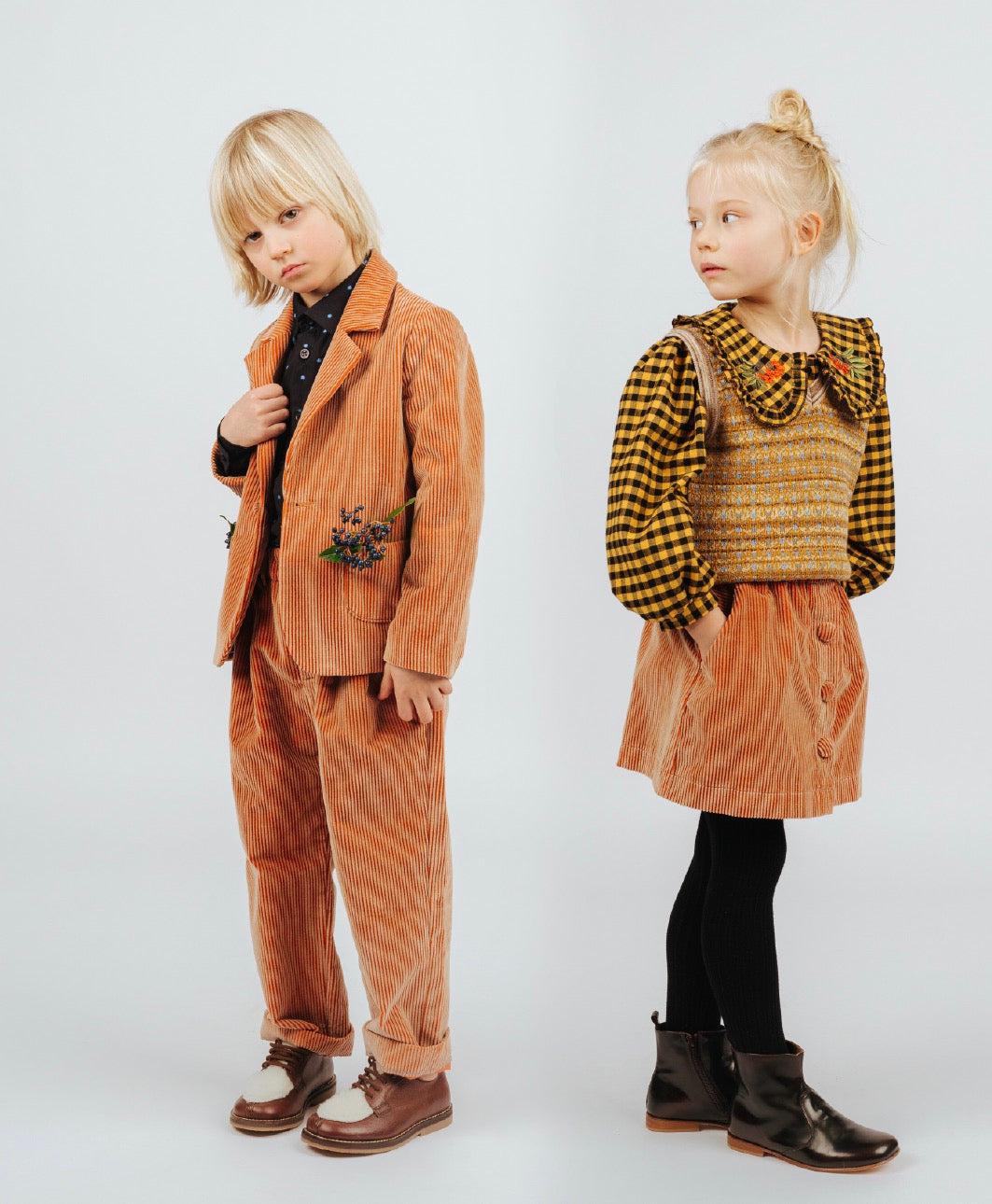 Boys & Girls Yellow Wool Vest